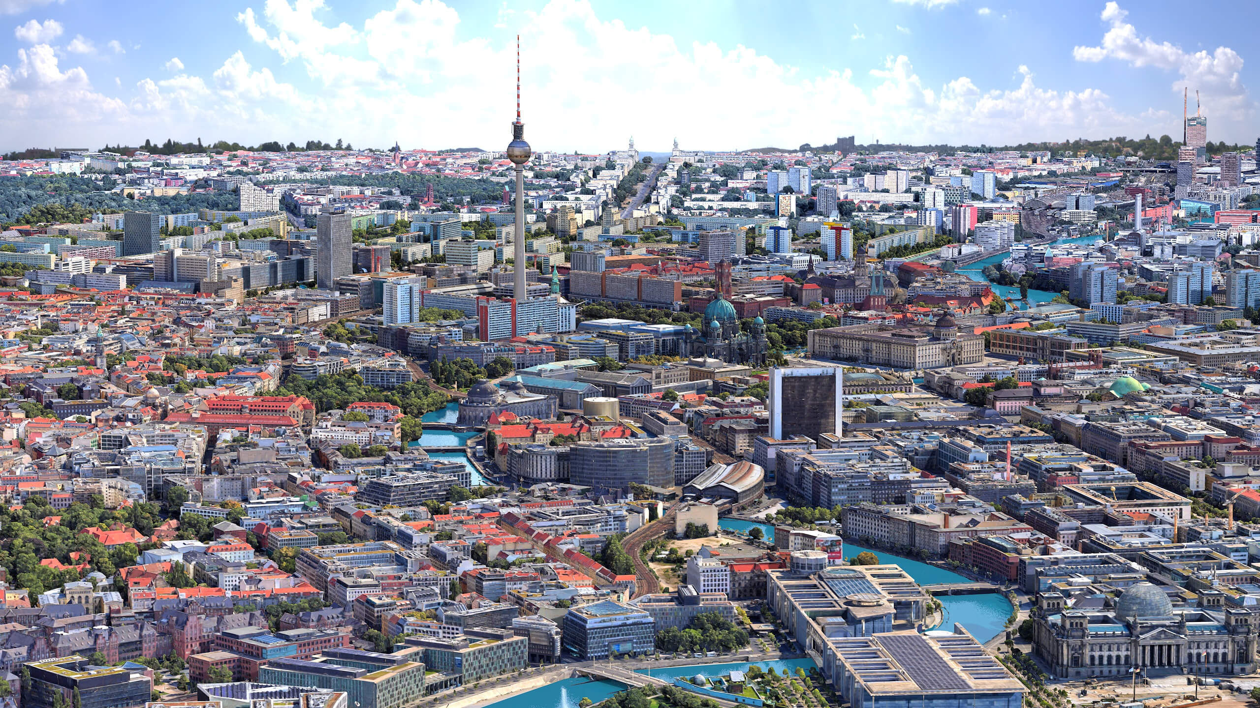 Berlin 3D City Germany 3D Model 3D Model