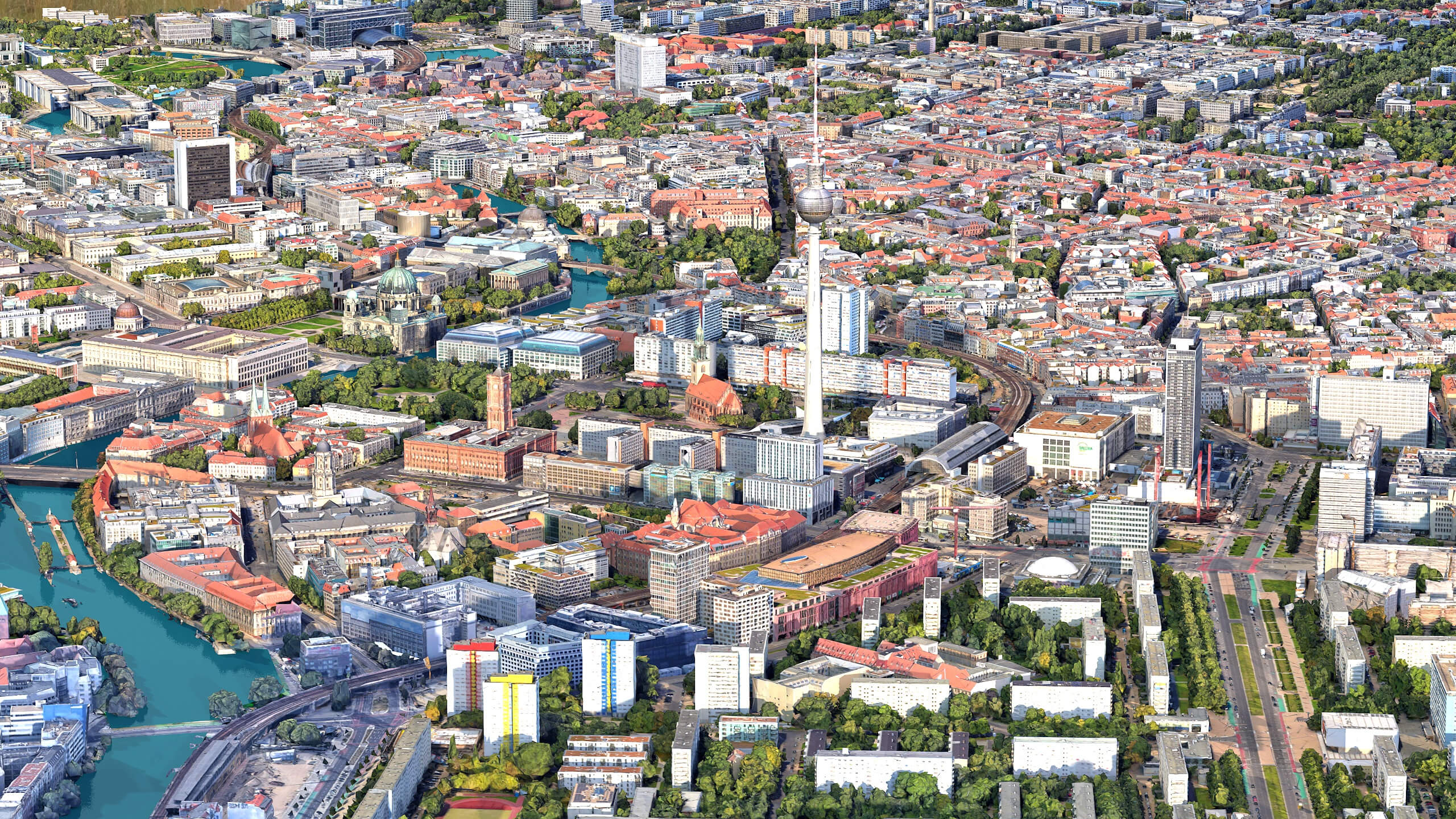 Berlin 3D City Germany 3D Model 3D Model