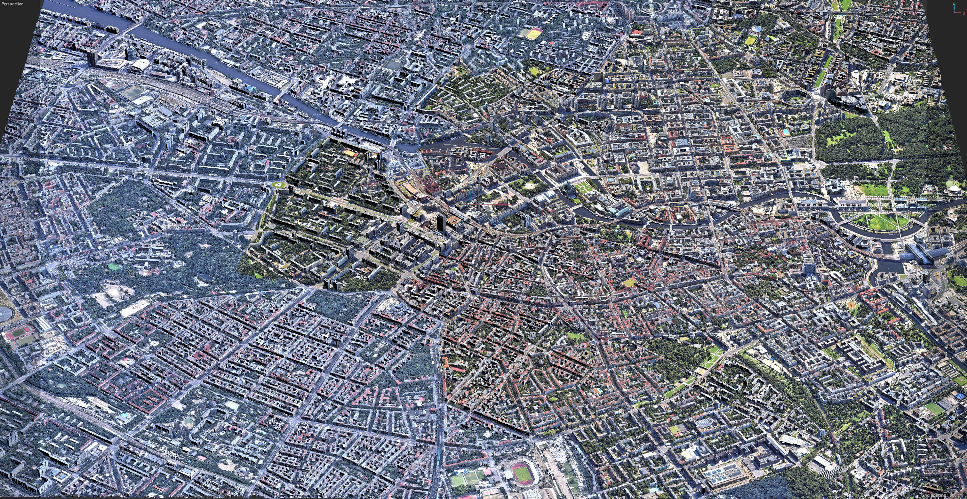 Berlin 3D City Germany 3D Model 3D Model