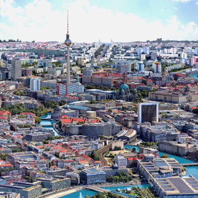 Berlin 3D City Germany 3D Model