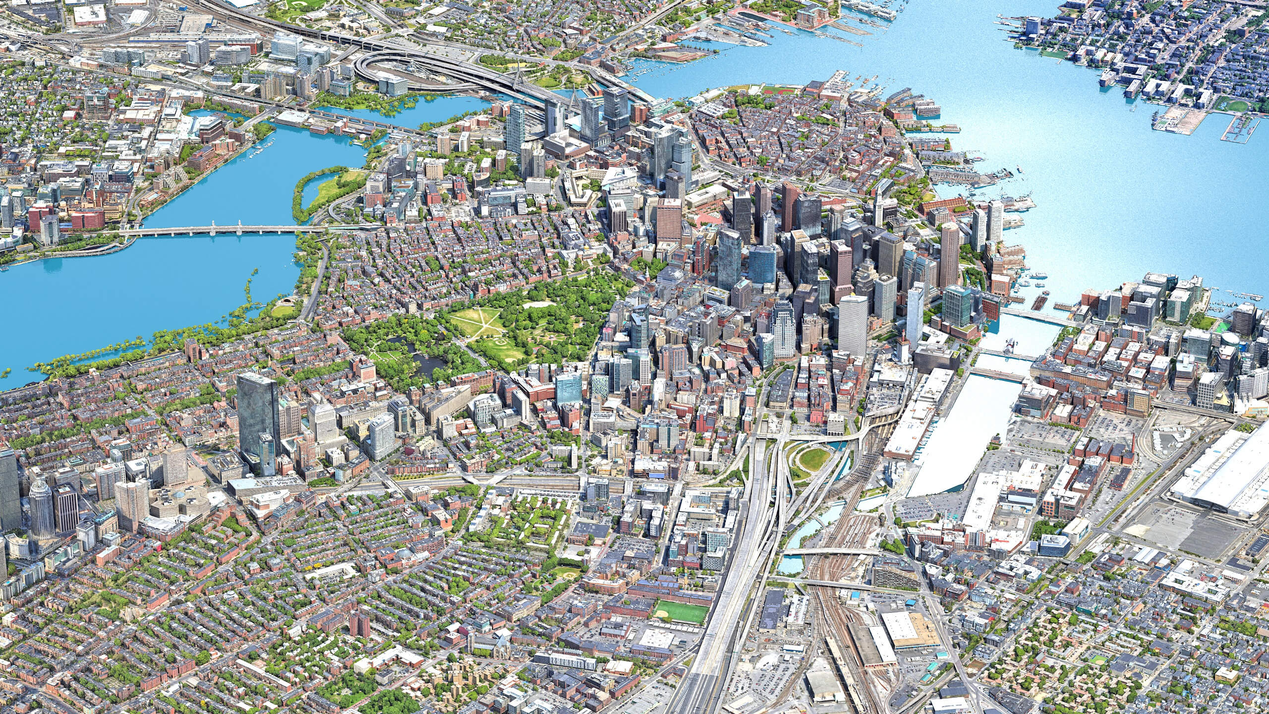 Boston Massachusetts 3D Scan City USA 3D Model 3D Model