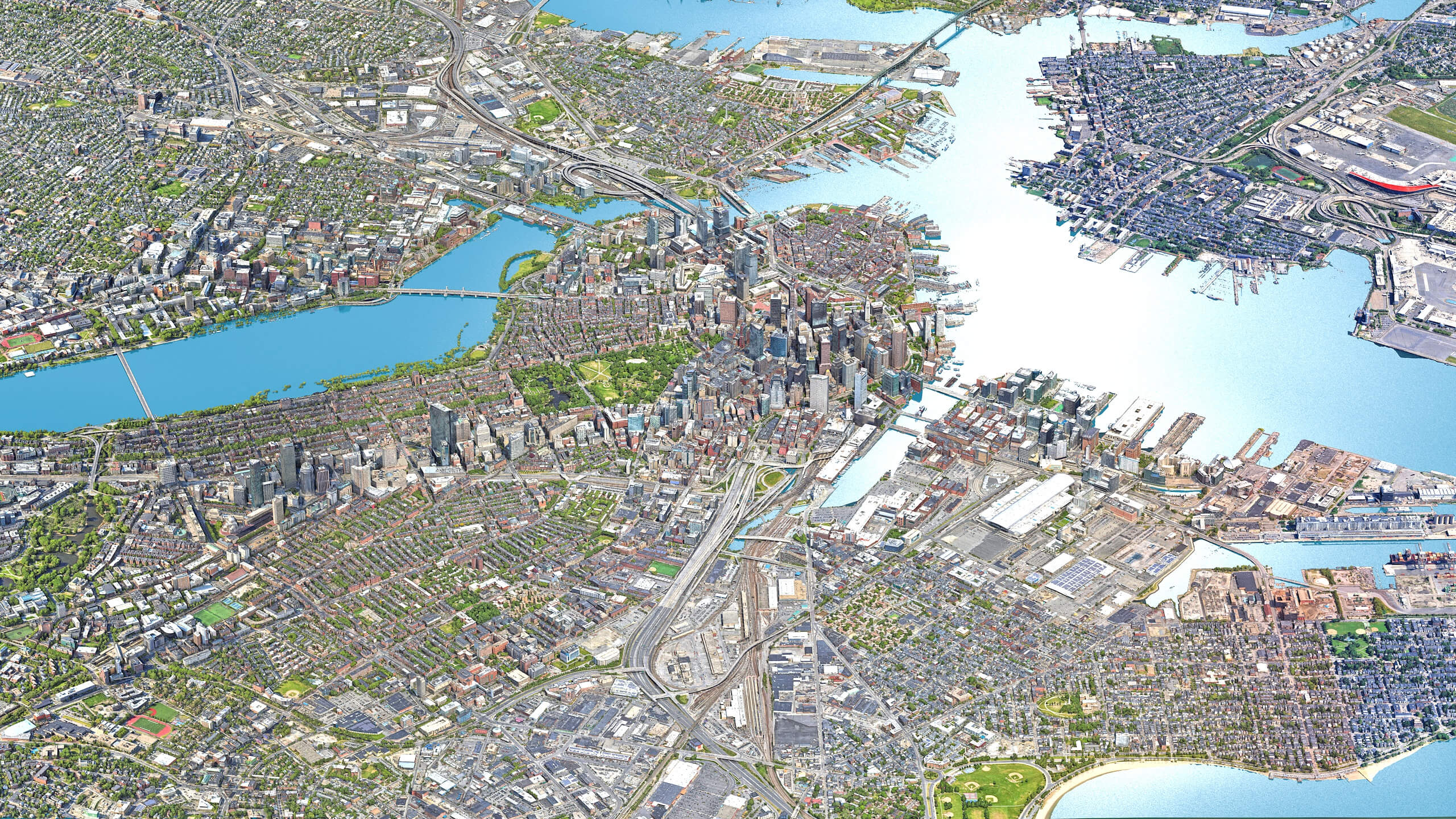 Boston Massachusetts 3D Scan City USA 3D Model 3D Model