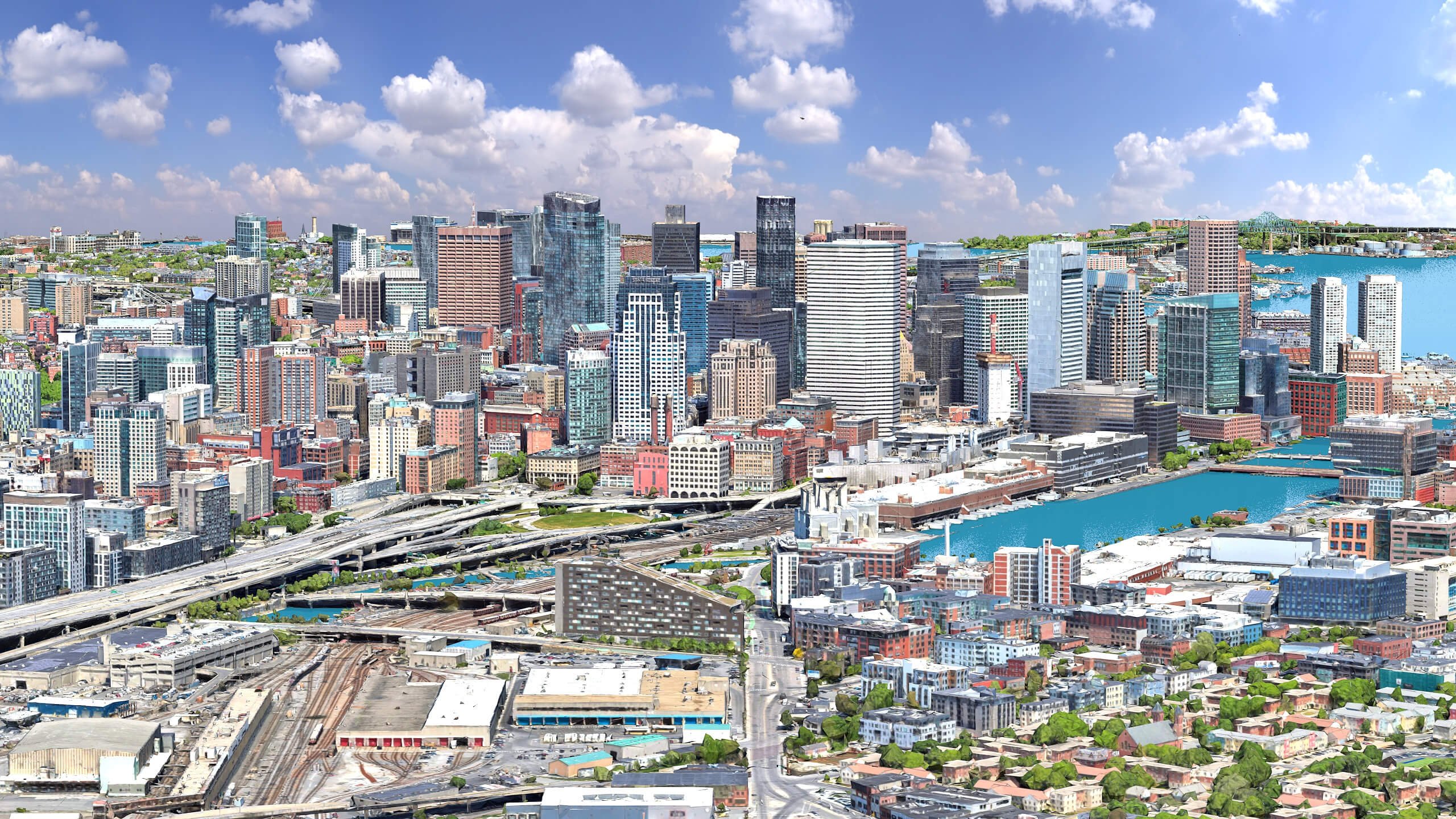 Boston Massachusetts 3D Scan City USA 3D Model 3D Model