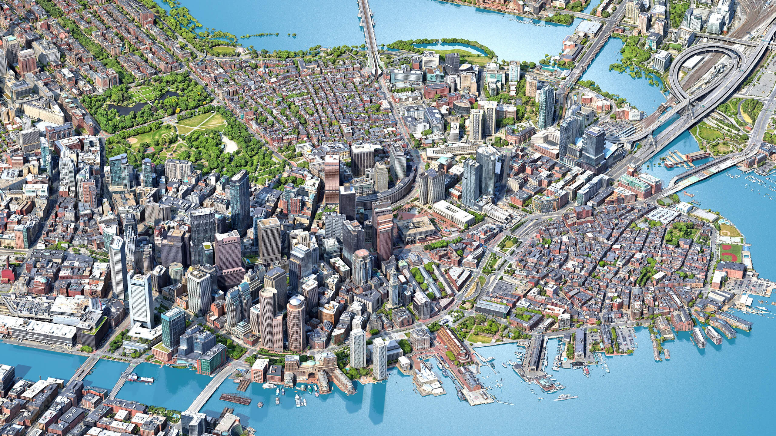 Boston Massachusetts 3D Scan City USA 3D Model 3D Model