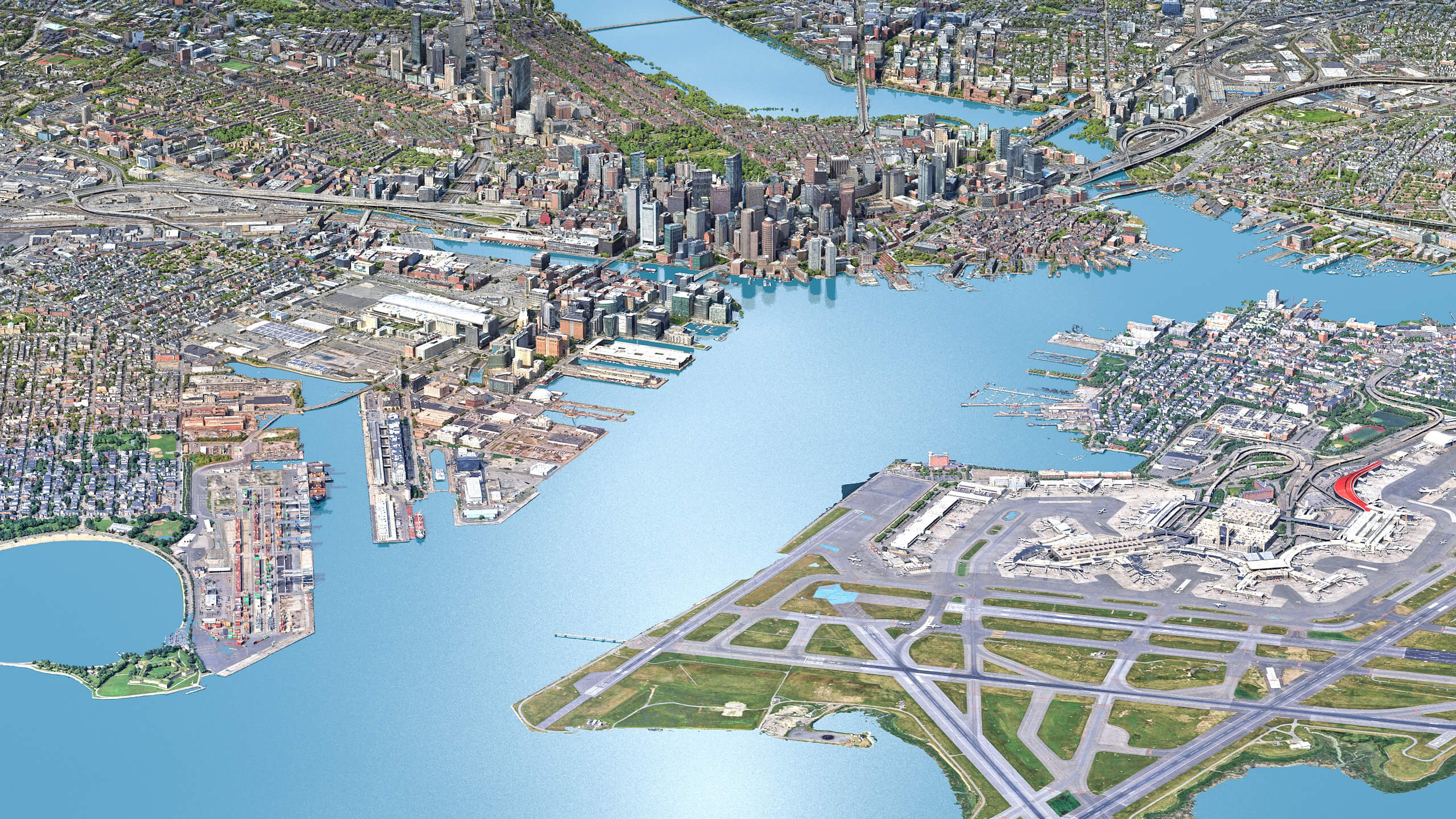 Boston Massachusetts 3D Scan City USA 3D Model 3D Model