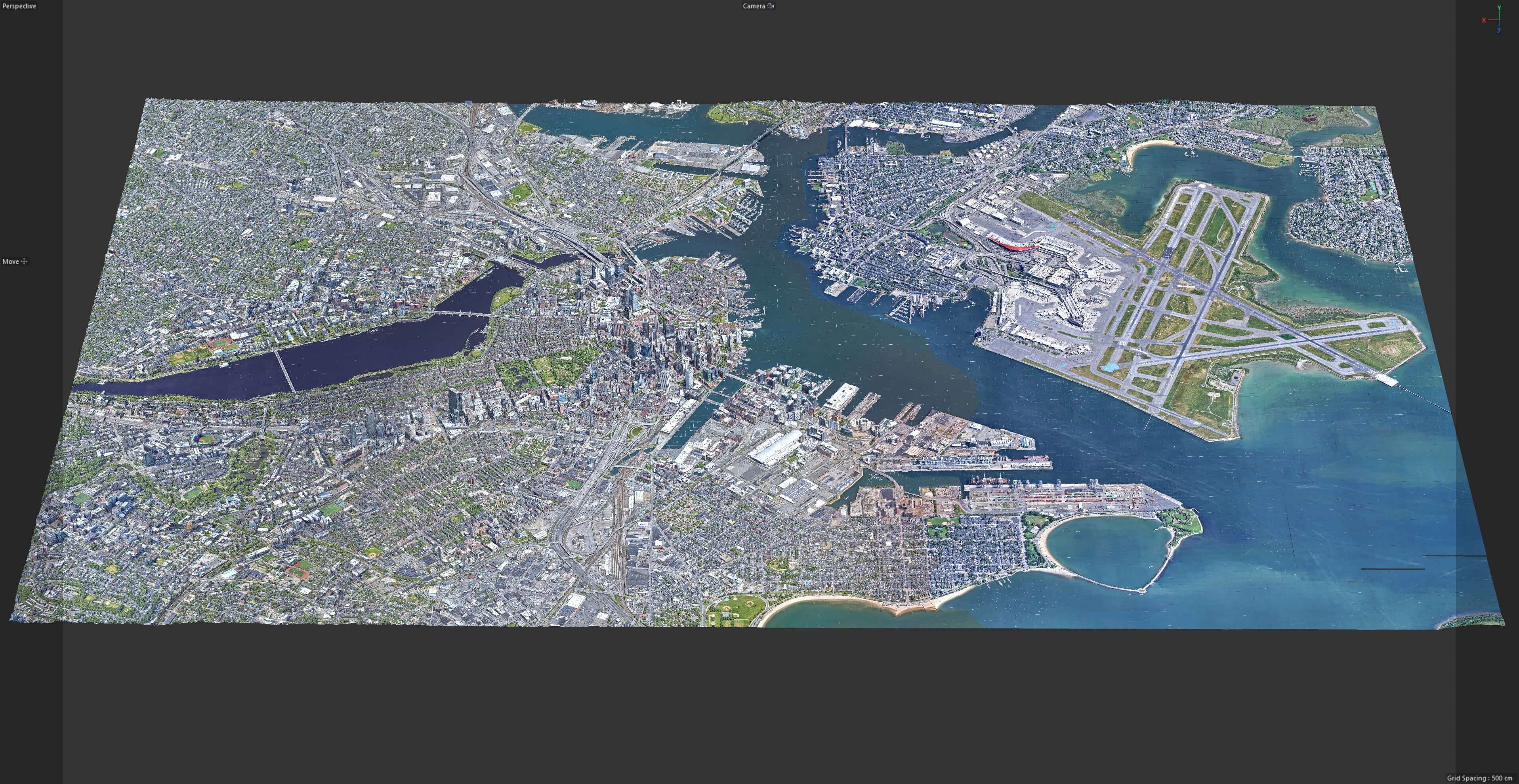 Boston Massachusetts 3D Scan City USA 3D Model 3D Model