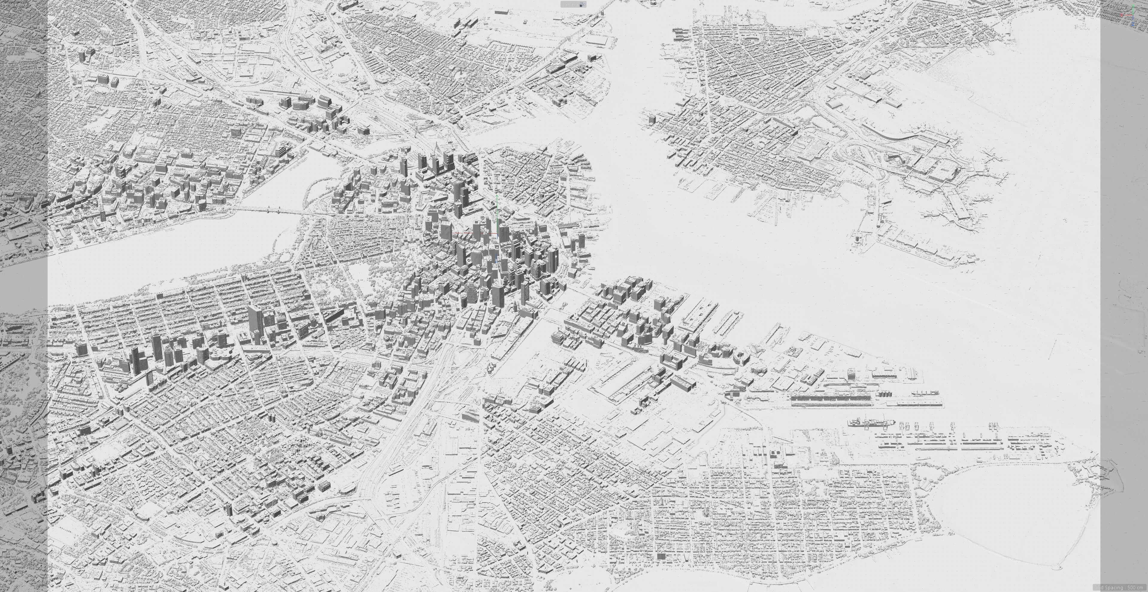 Boston Massachusetts 3D Scan City USA 3D Model 3D Model