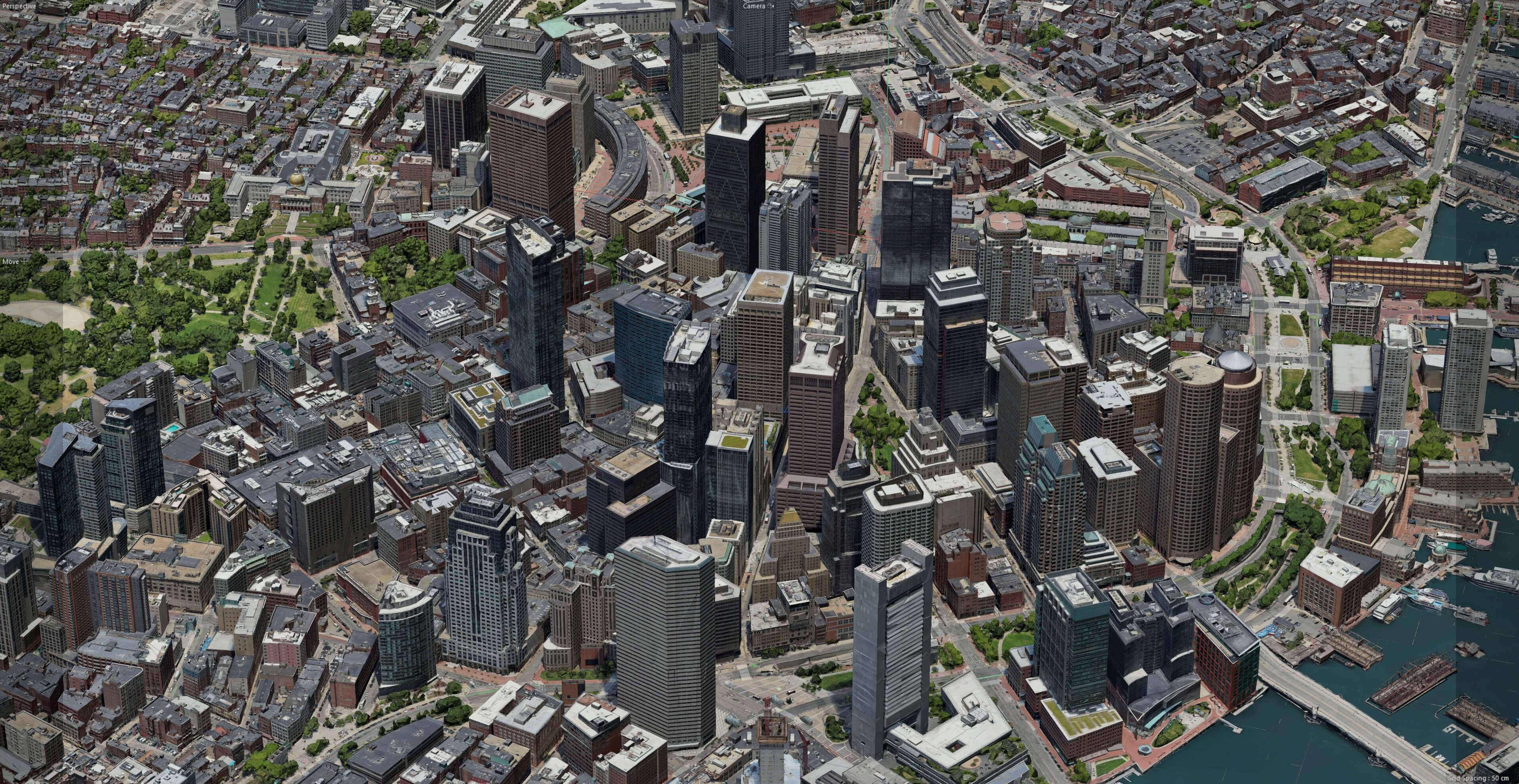 Boston Massachusetts 3D Scan City USA 3D Model 3D Model
