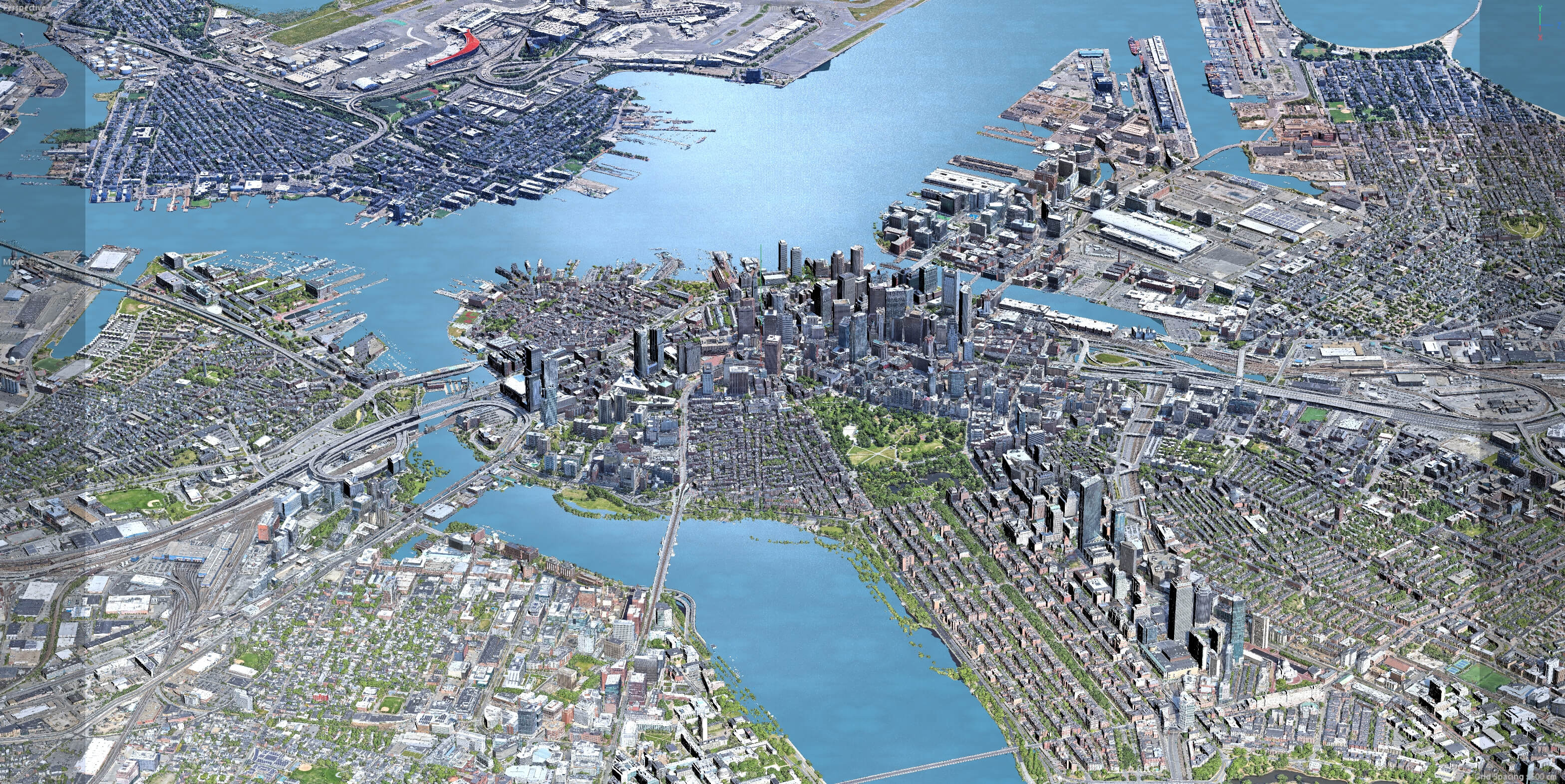 Boston Massachusetts 3D Scan City USA 3D Model 3D Model