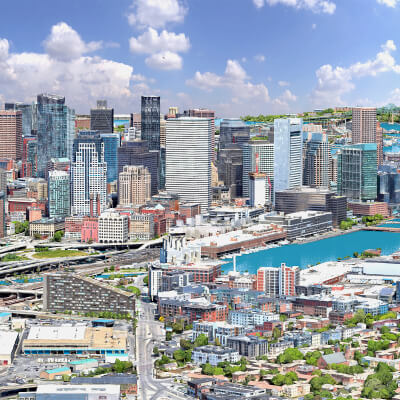 Boston, Massachusetts 3D Scan City USA 3D Model