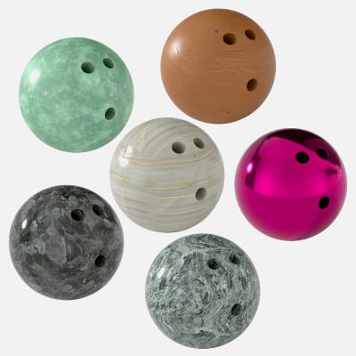 Bowling Ball 3D Model