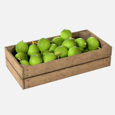 Breadfruit Wooden Crate