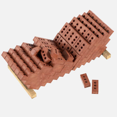 Brick Cinder Pile 2