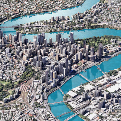 Brisbane City Australia 3D Scan 3D Model