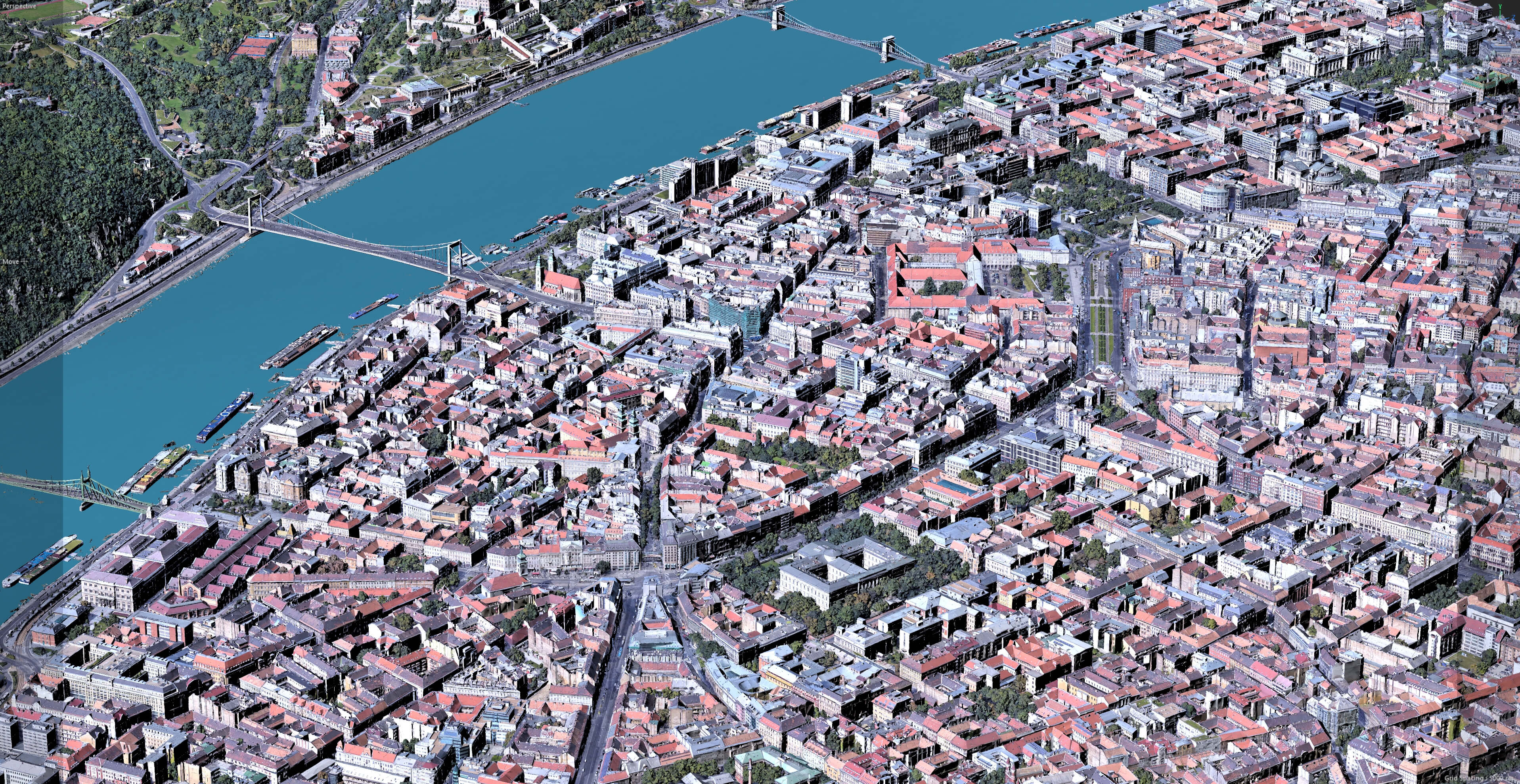 Budapest 3D Scan City Hungary 3D Model 3D Model