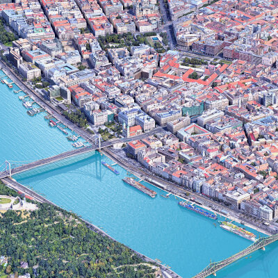 Budapest 3D Scan City Hungary 3D Model