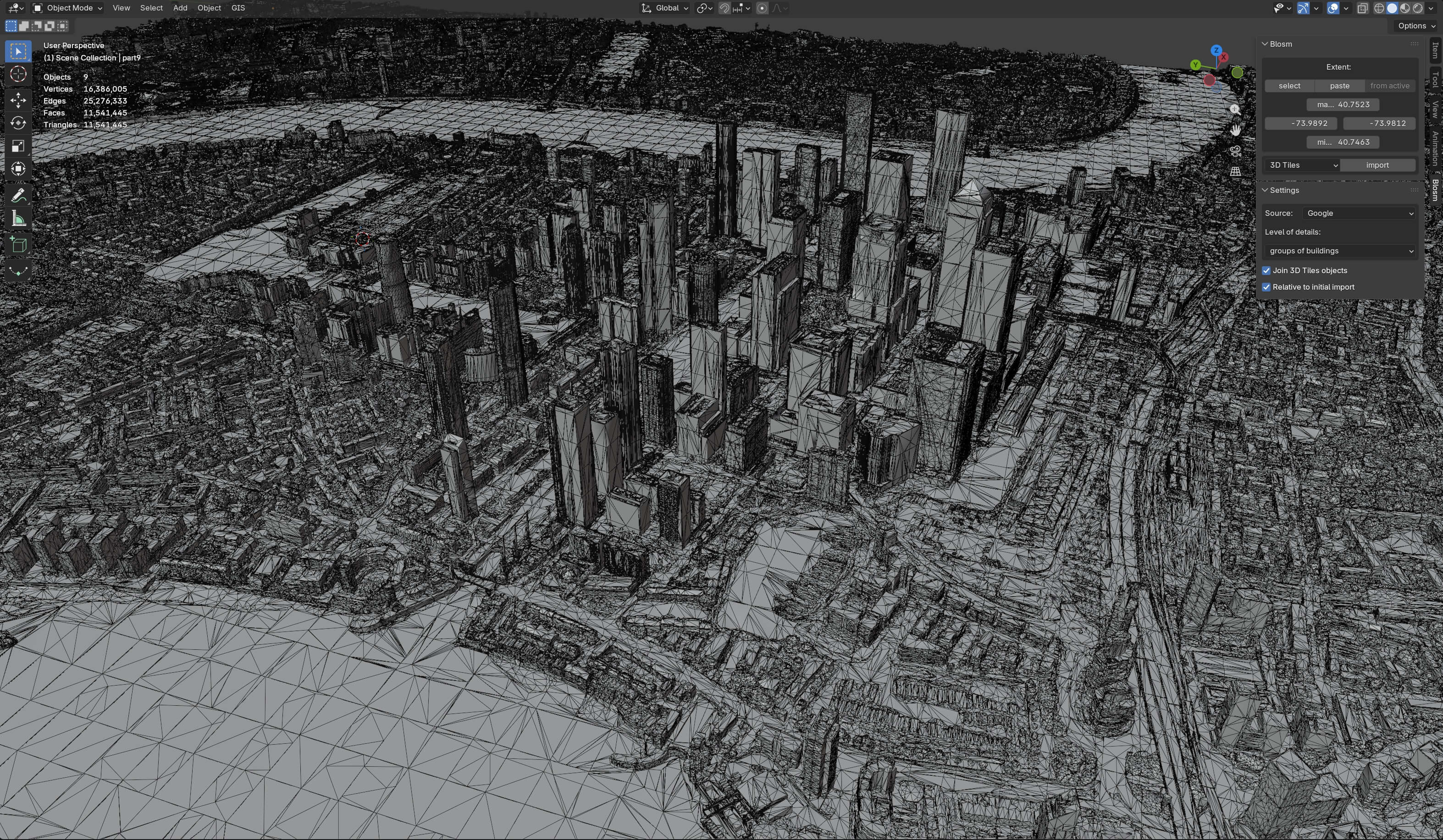 Canary Wharf London 3D Scan City Low-Poly 3D Model 3D Model