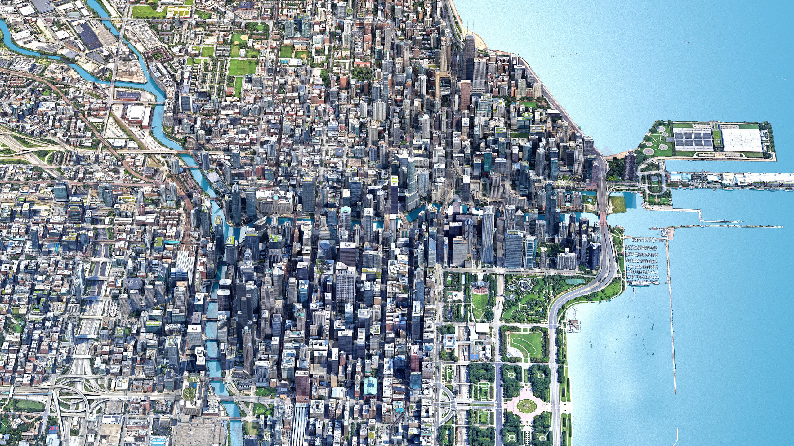 Chicago 3D Scan City USA 3D Model 3D Model