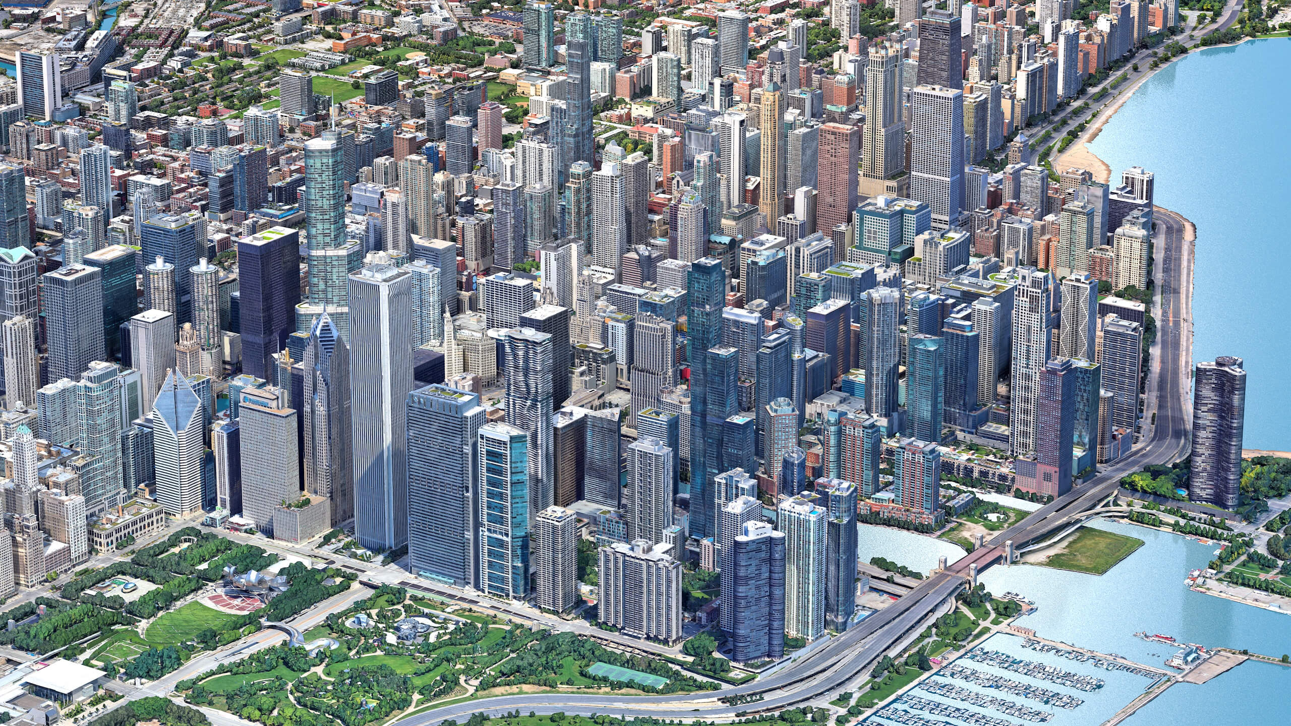 Chicago 3D Scan City USA 3D Model 3D Model