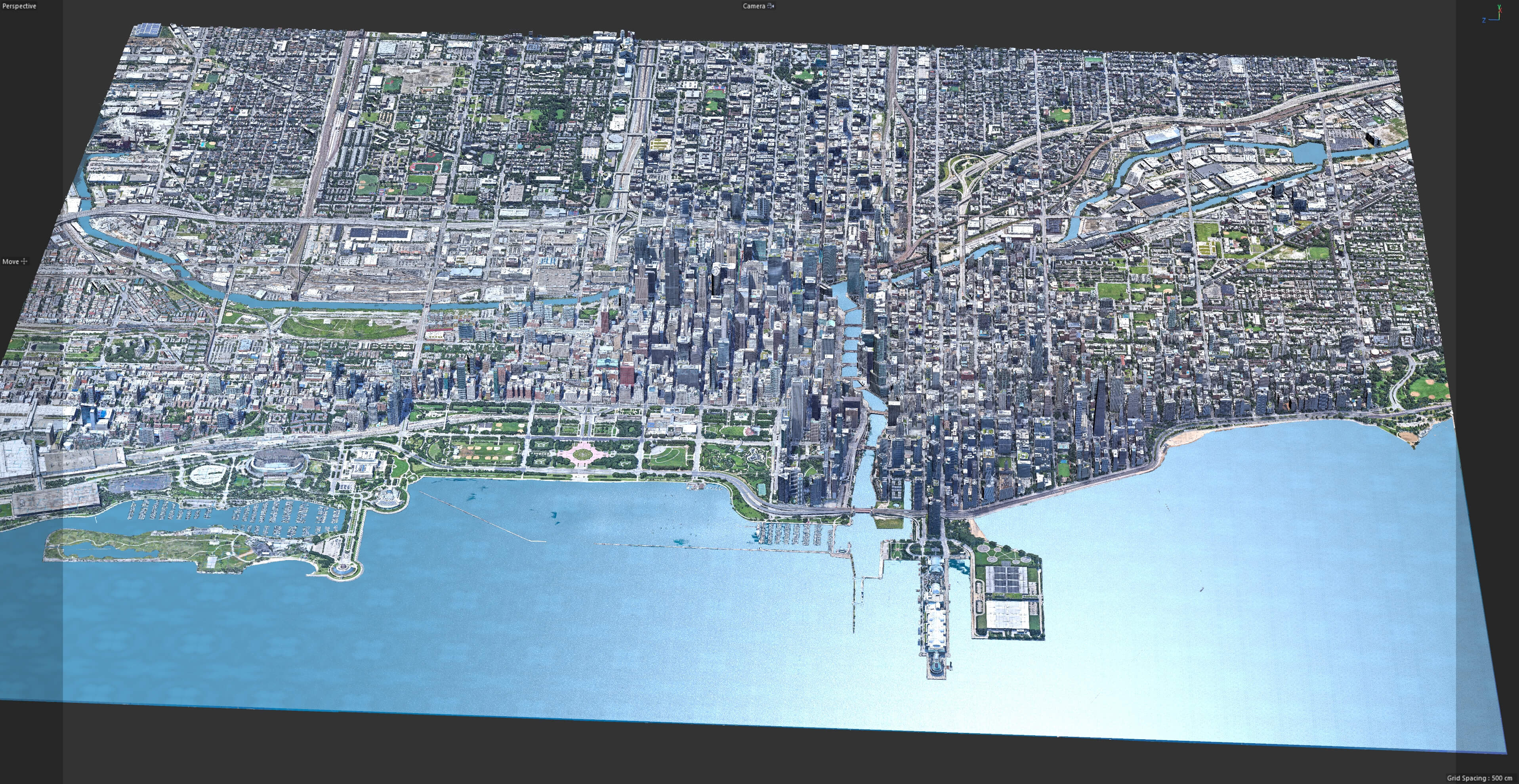Chicago 3D Scan City USA 3D Model 3D Model