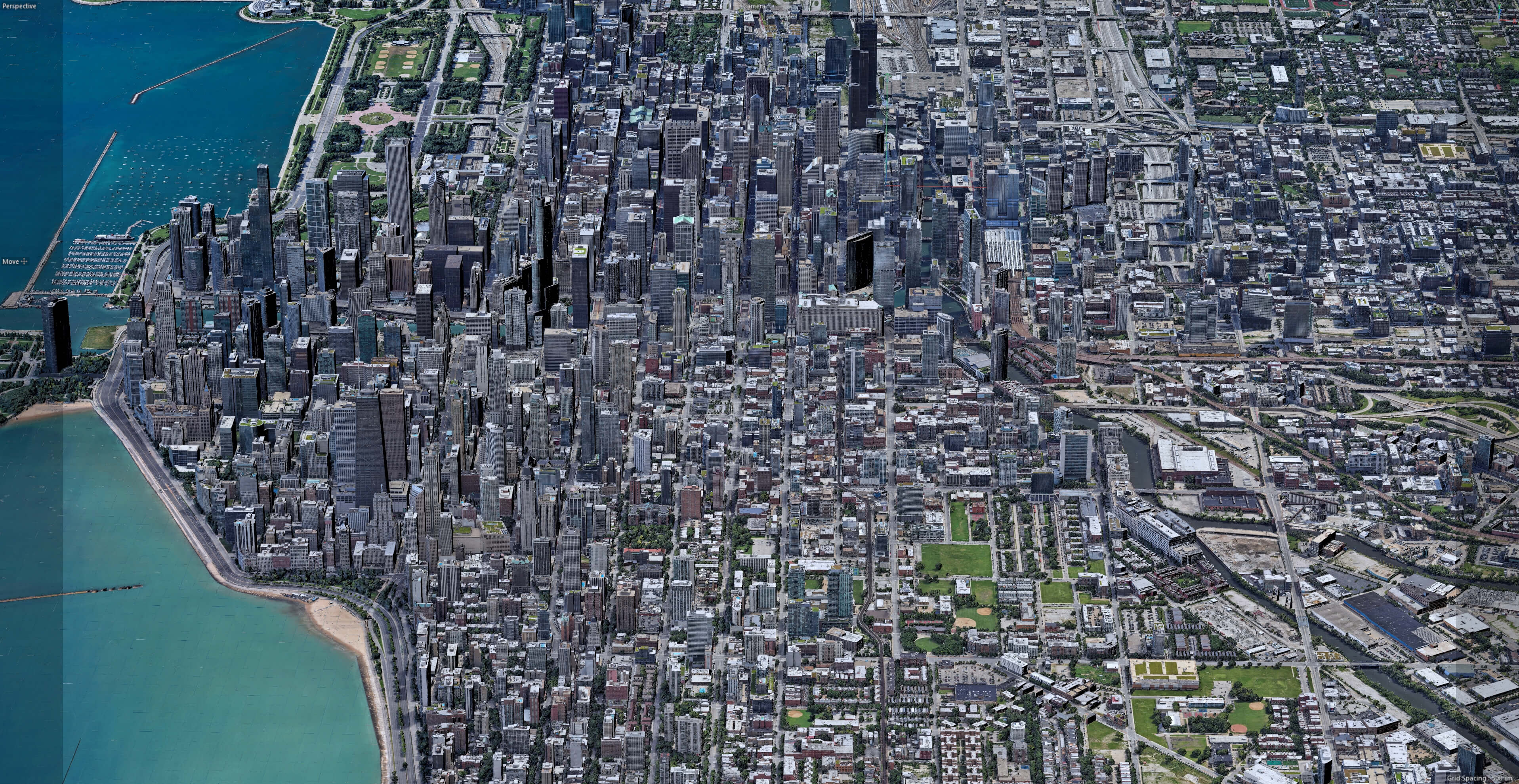 Chicago 3D Scan City USA 3D Model 3D Model