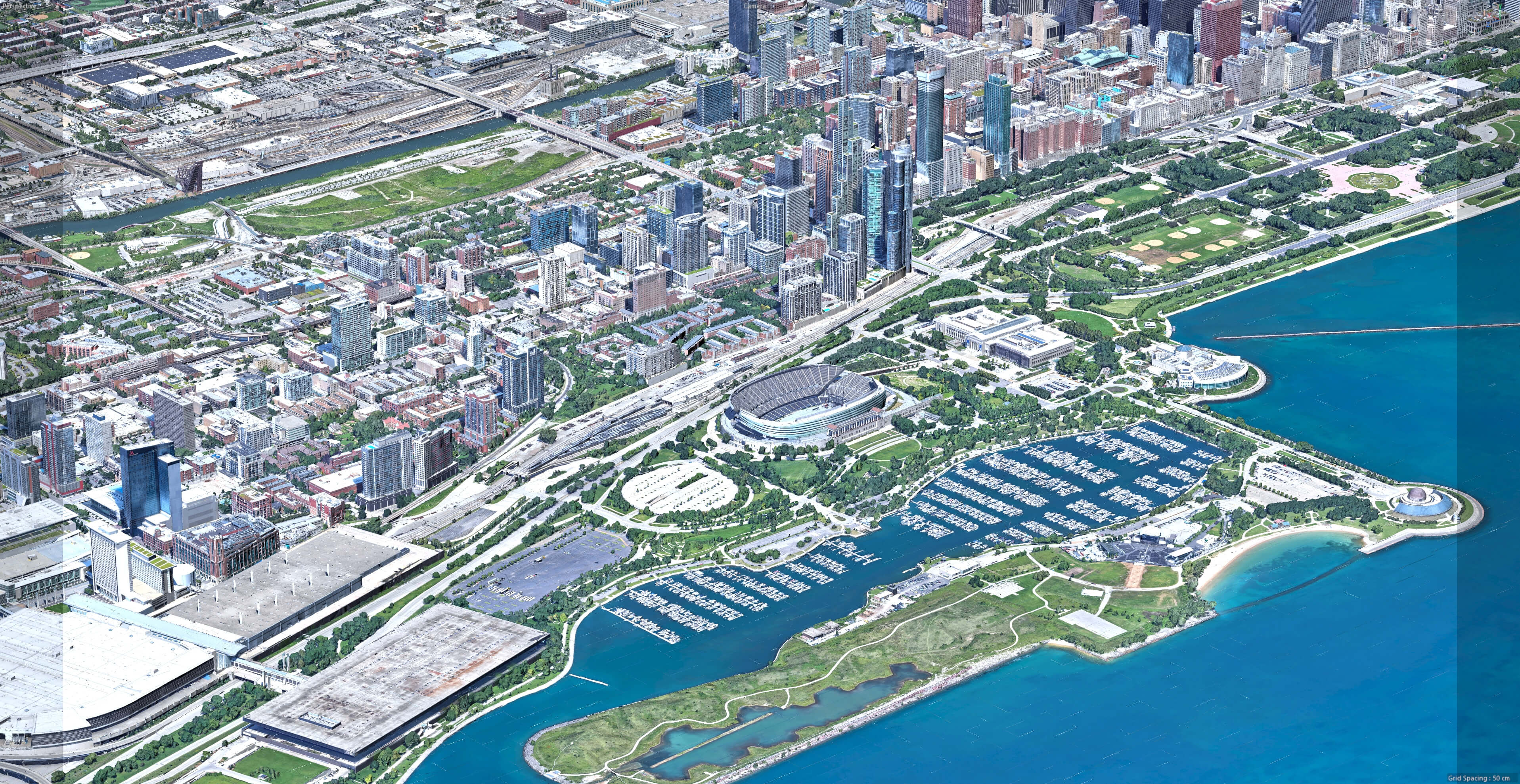 Chicago 3D Scan City USA 3D Model 3D Model