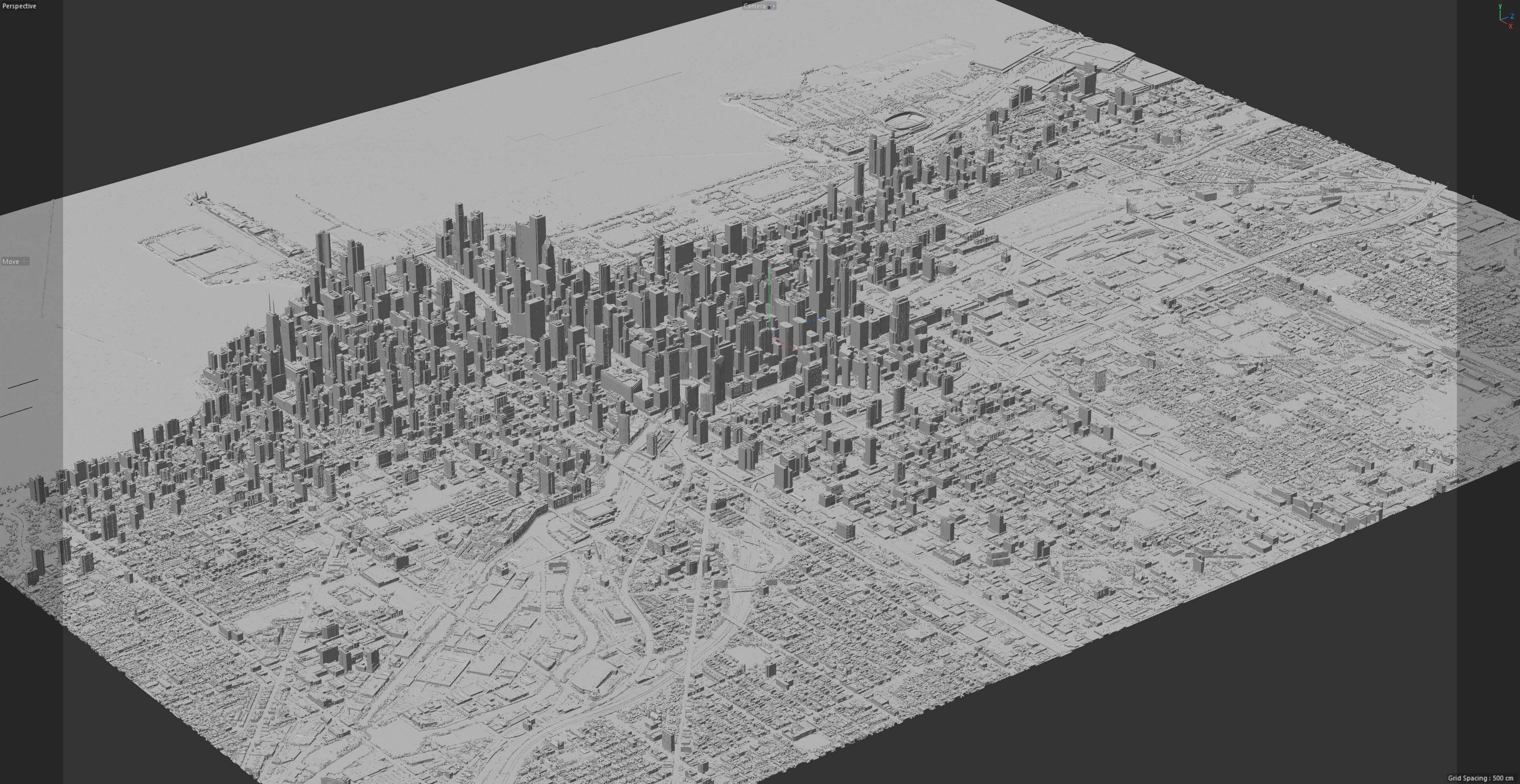 Chicago 3D Scan City USA 3D Model 3D Model