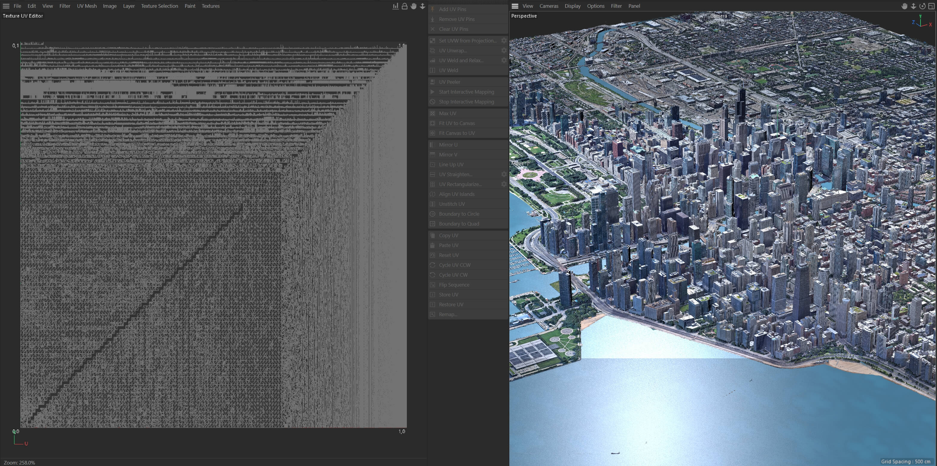 Chicago 3D Scan City USA 3D Model 3D Model