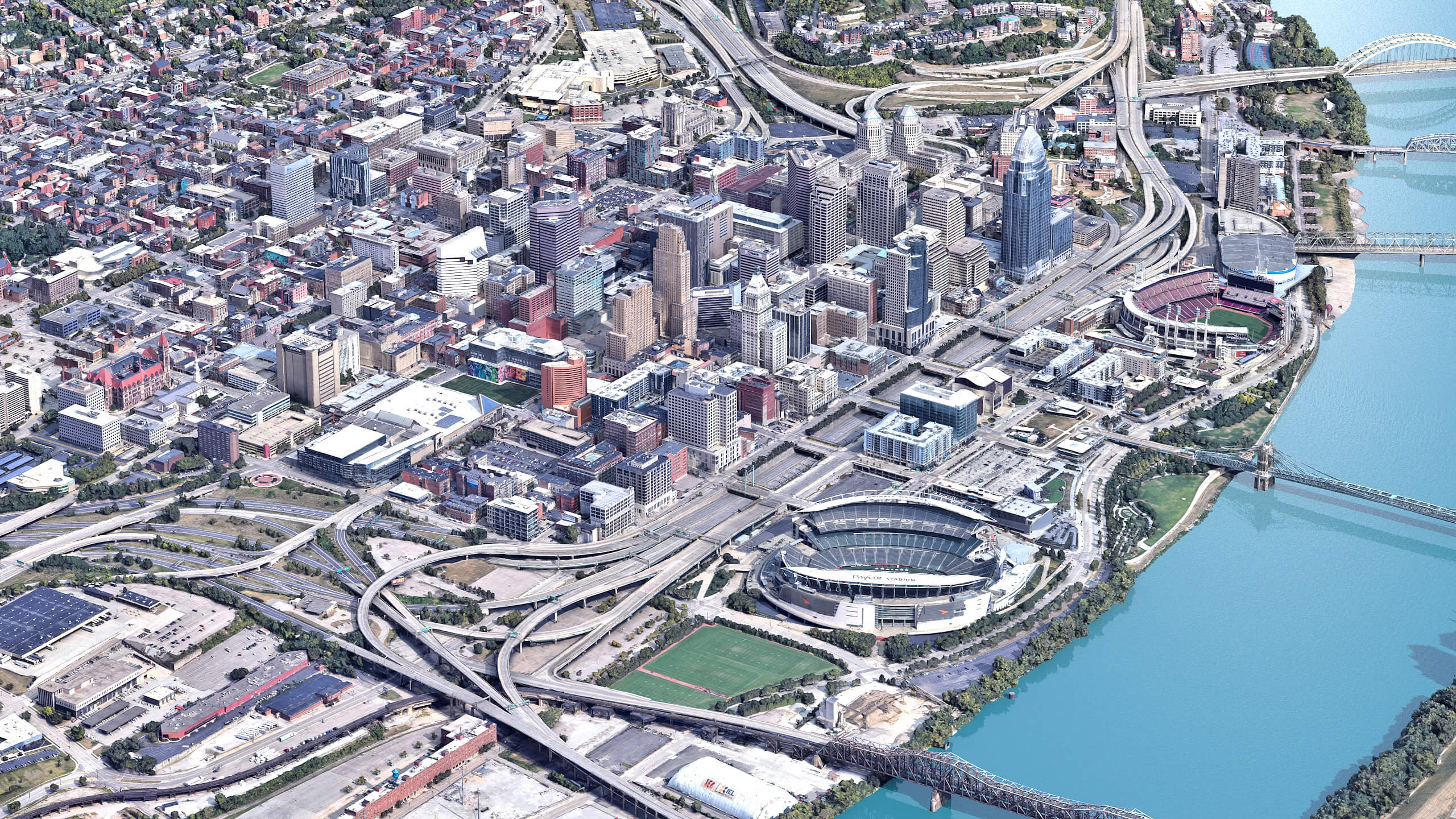 Cincinnati 3D Scan City USA 3D Model 3D Model