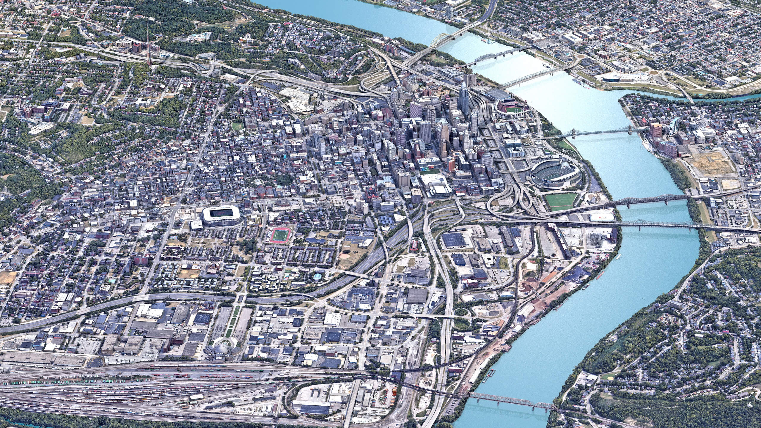 Cincinnati 3D Scan City USA 3D Model 3D Model
