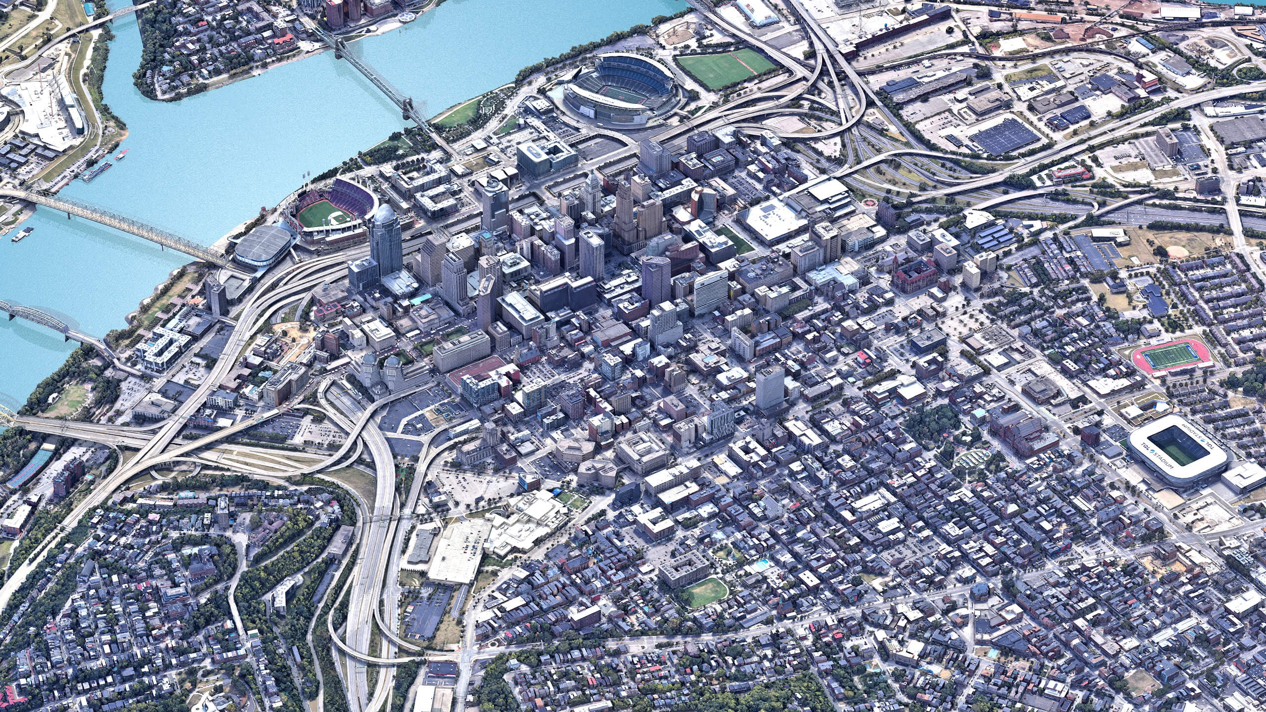 Cincinnati 3D Scan City USA 3D Model 3D Model
