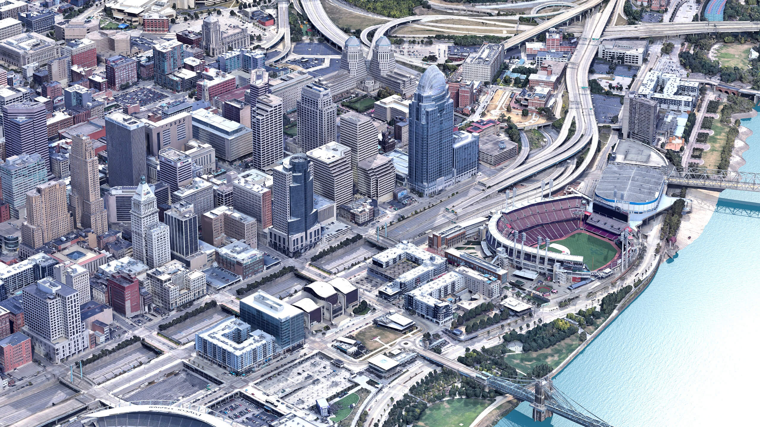 Cincinnati 3D Scan City USA 3D Model 3D Model