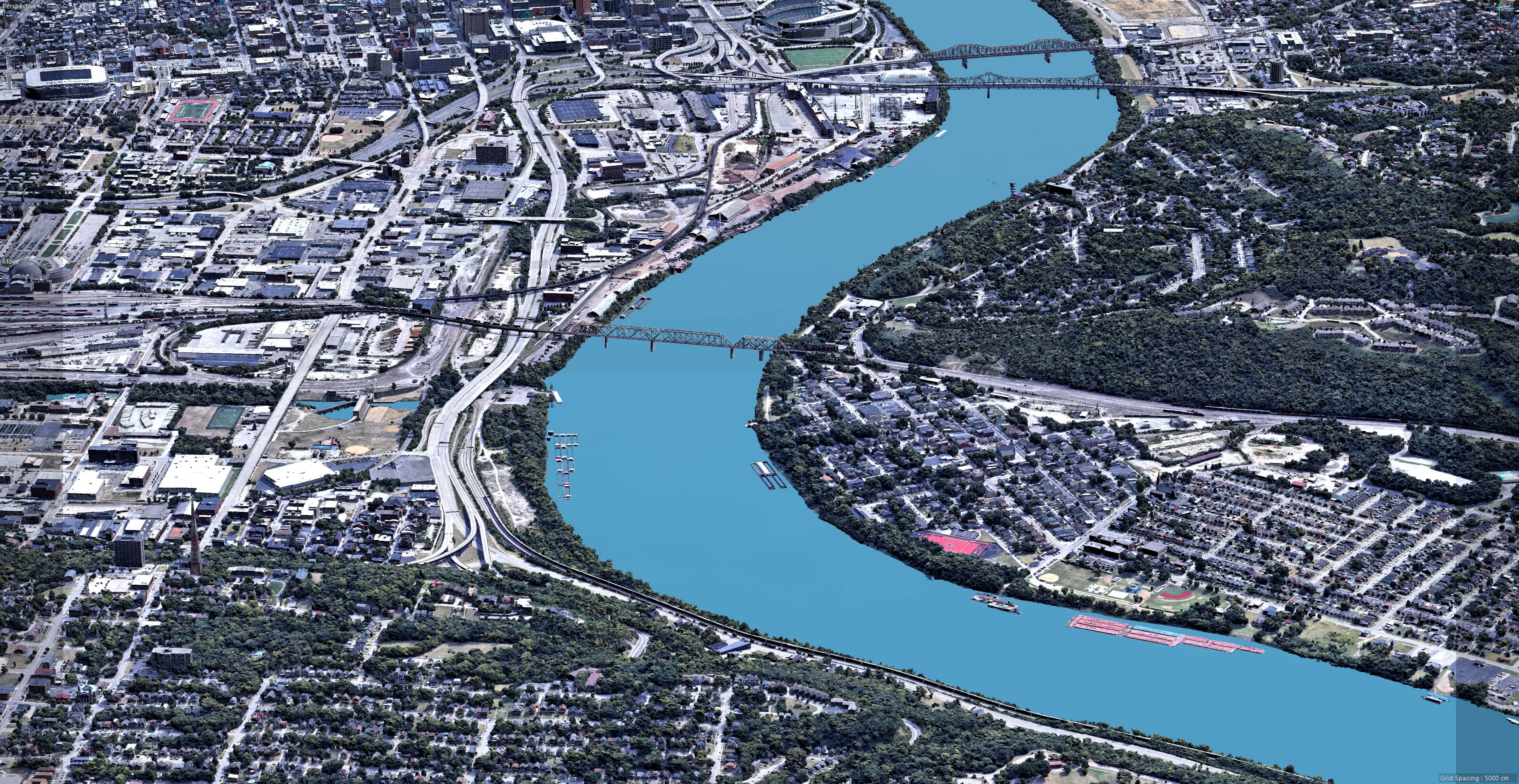 Cincinnati 3D Scan City USA 3D Model 3D Model
