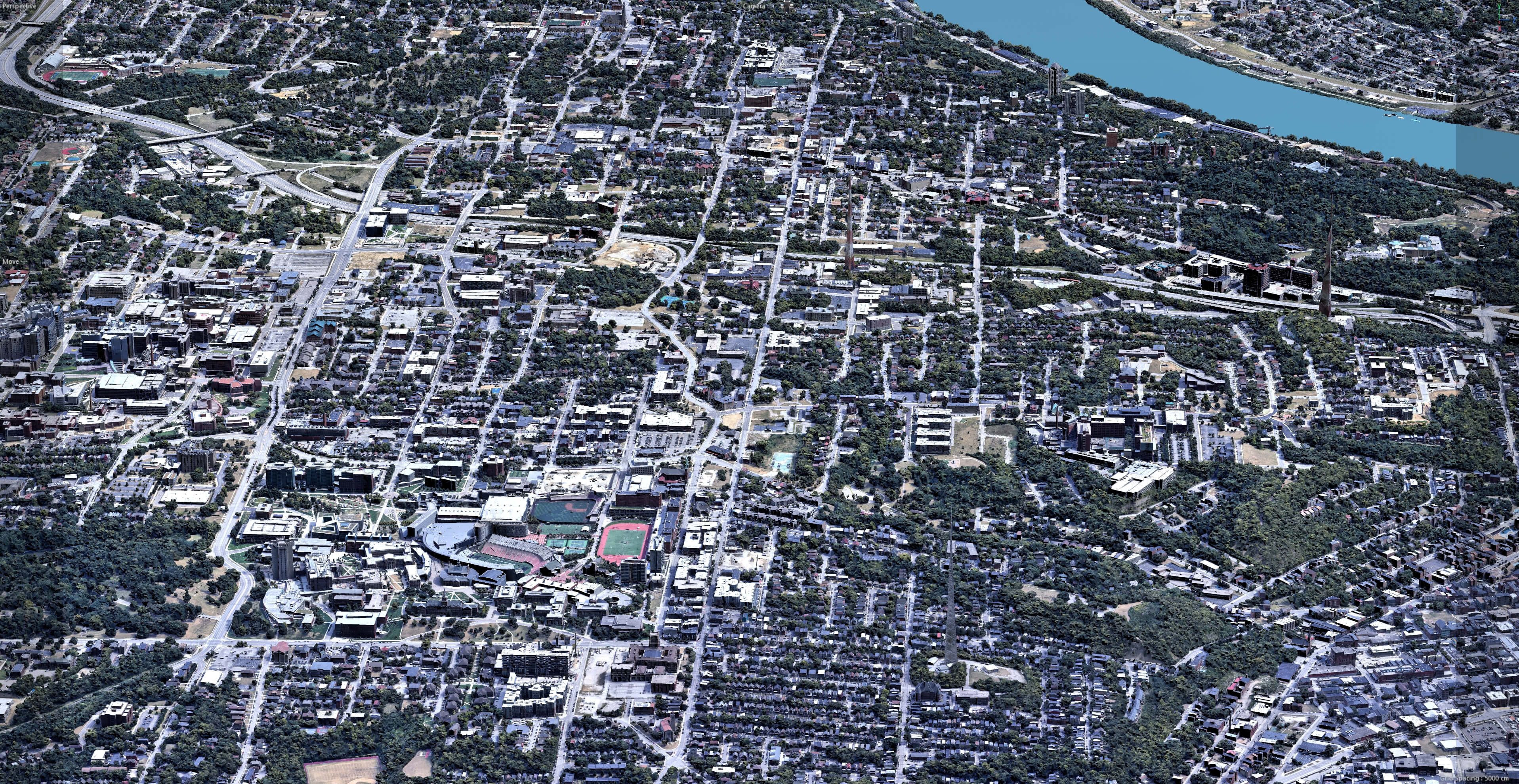 Cincinnati 3D Scan City USA 3D Model 3D Model