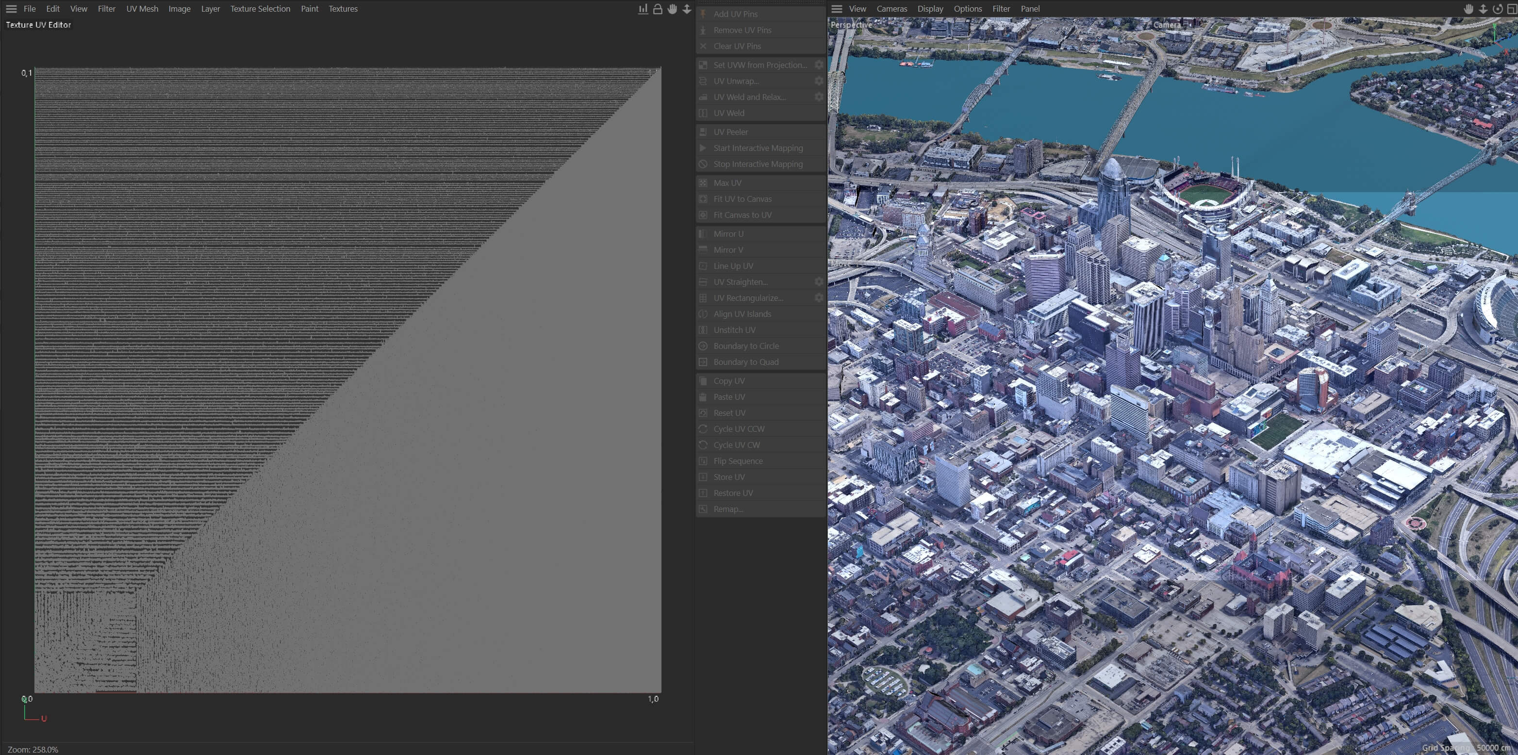 Cincinnati 3D Scan City USA 3D Model 3D Model