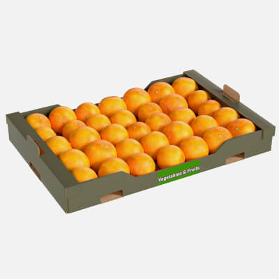Clementine Cardboard Fruit Box