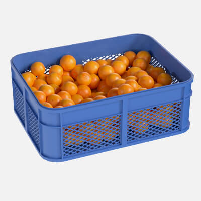 Clementine Plastic Crate