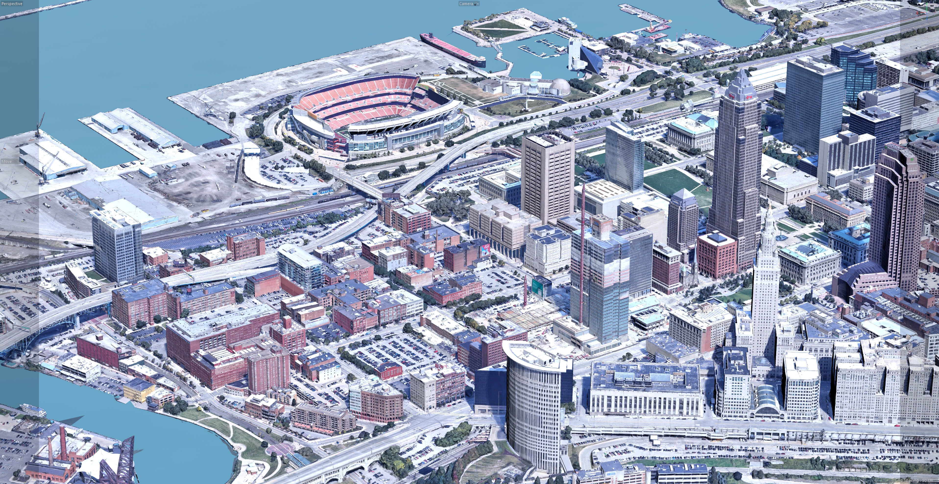 Cleveland 3D Scan City USA 3D Model 3D Model