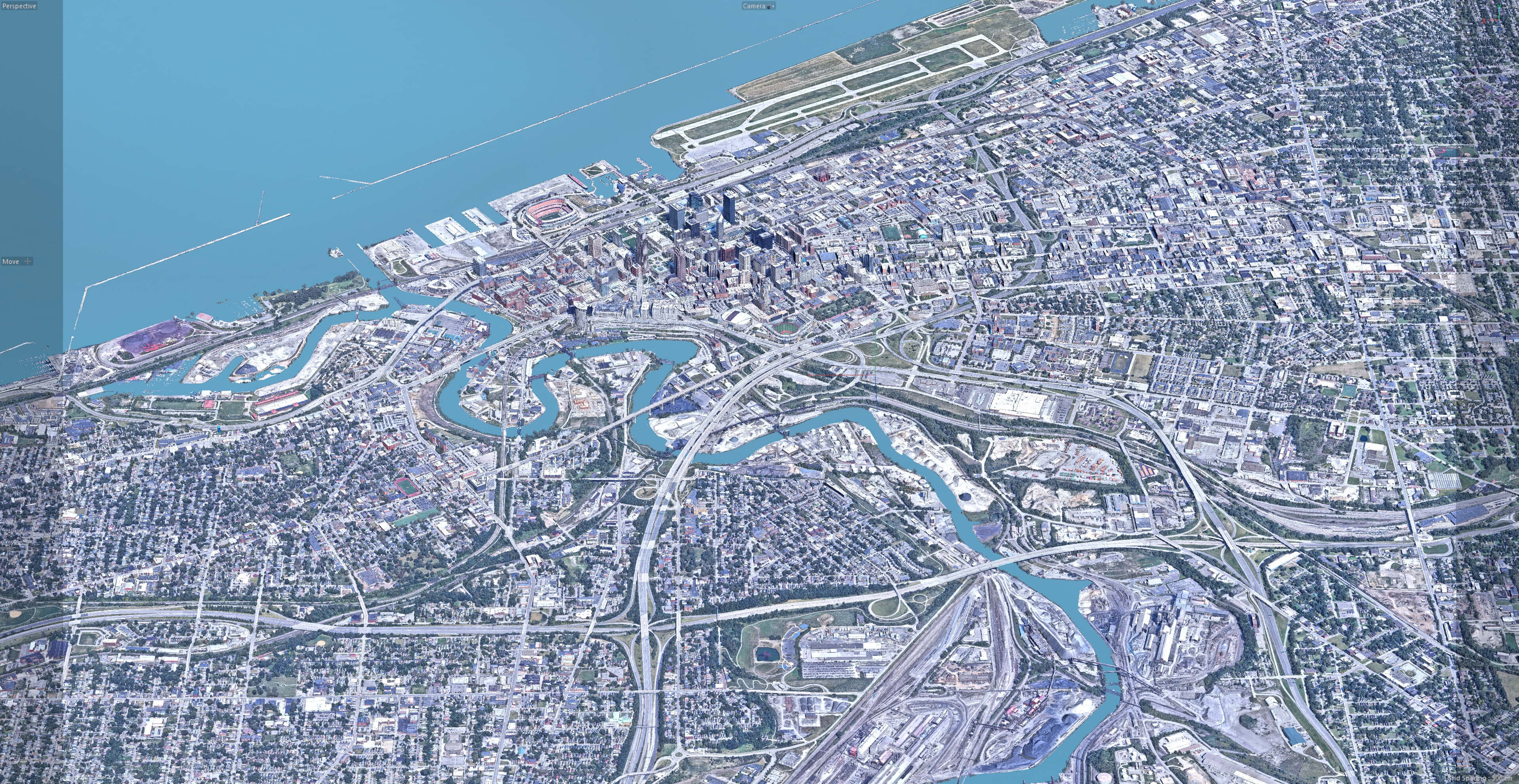 Cleveland 3D Scan City USA 3D Model 3D Model