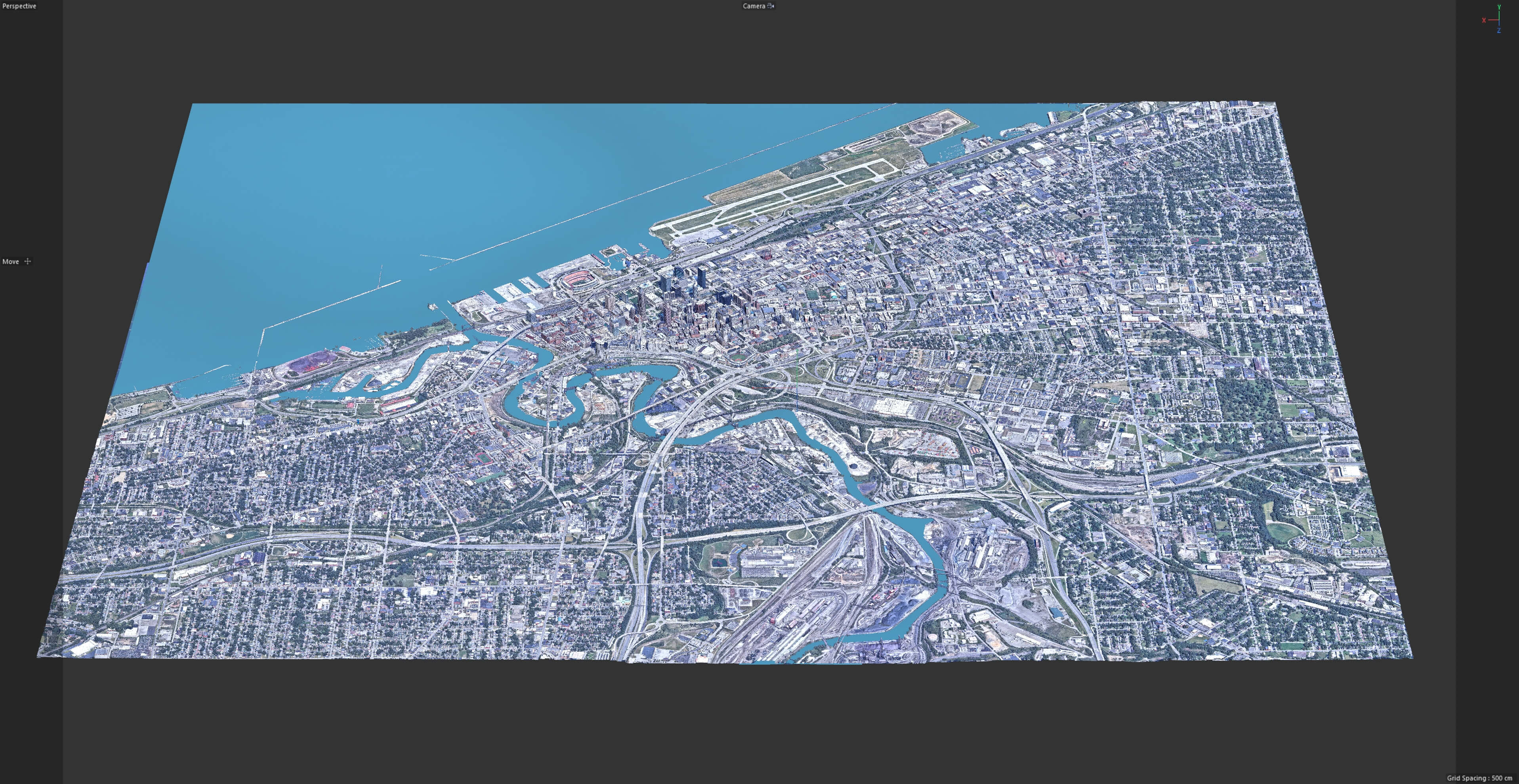 Cleveland 3D Scan City USA 3D Model 3D Model