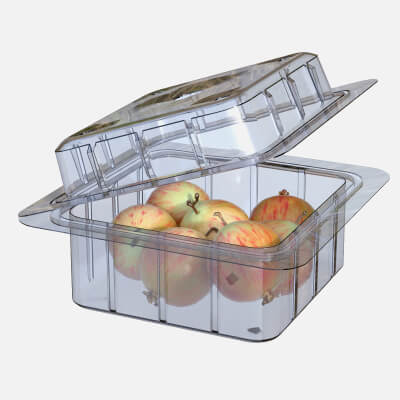 Crab Apple Box Plastic Transparent