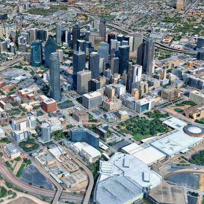 Dallas 3D Scan City Texas USA 3D Model