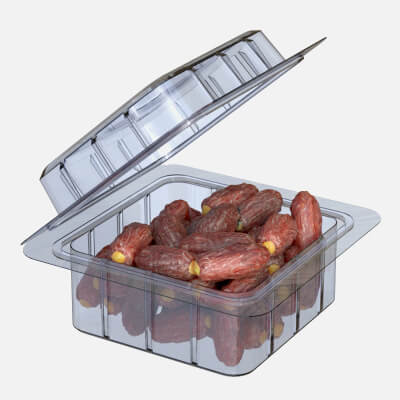 Dates Fruit Box Plastic Transparent