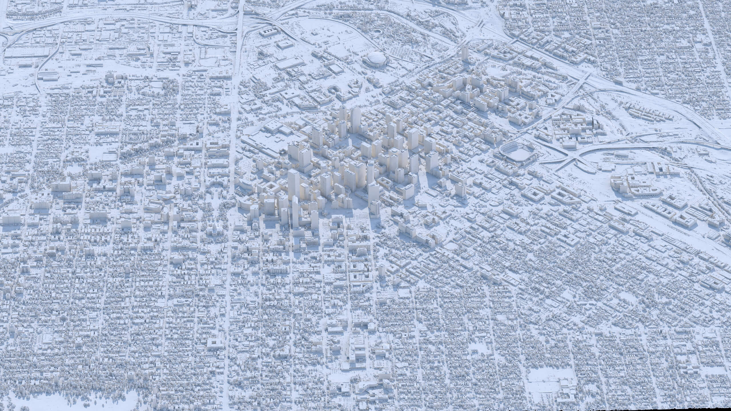 Denver 3D Scan City USA 3D Model 3D Model