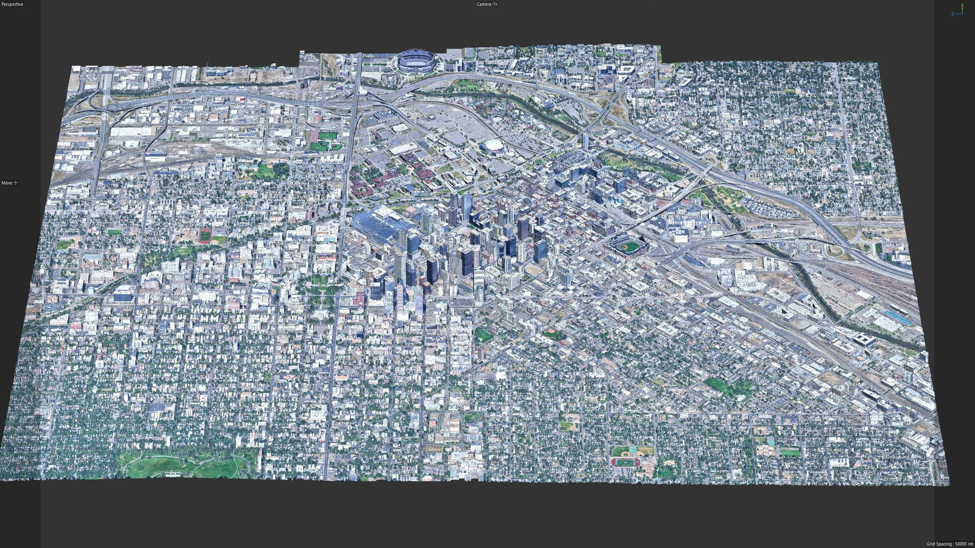 Denver 3D Scan City USA 3D Model 3D Model