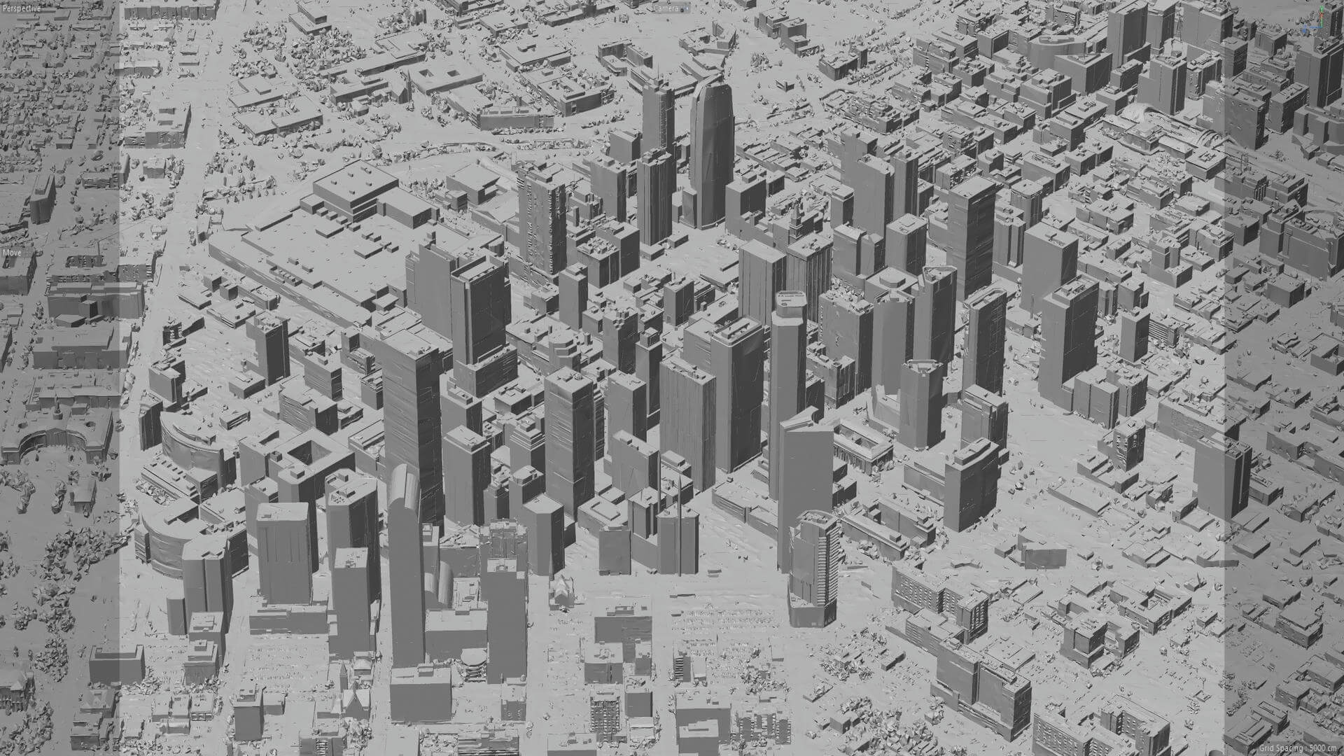 Denver 3D Scan City USA 3D Model 3D Model