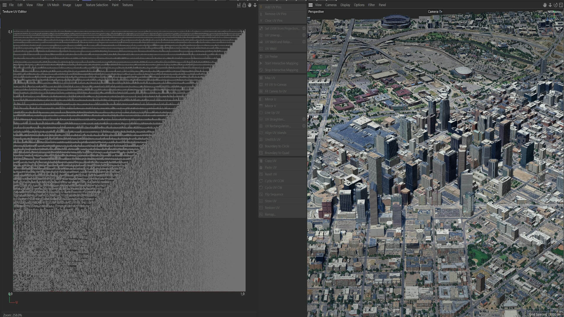 Denver 3D Scan City USA 3D Model 3D Model