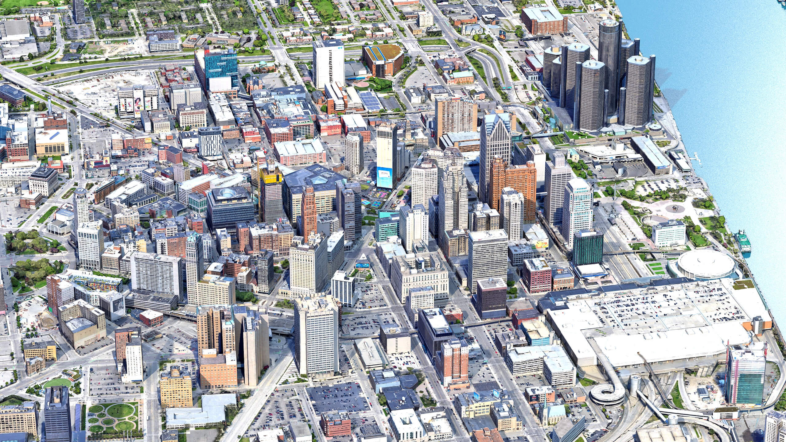 Detroit 3D Scan City USA 3D Model 3D Model