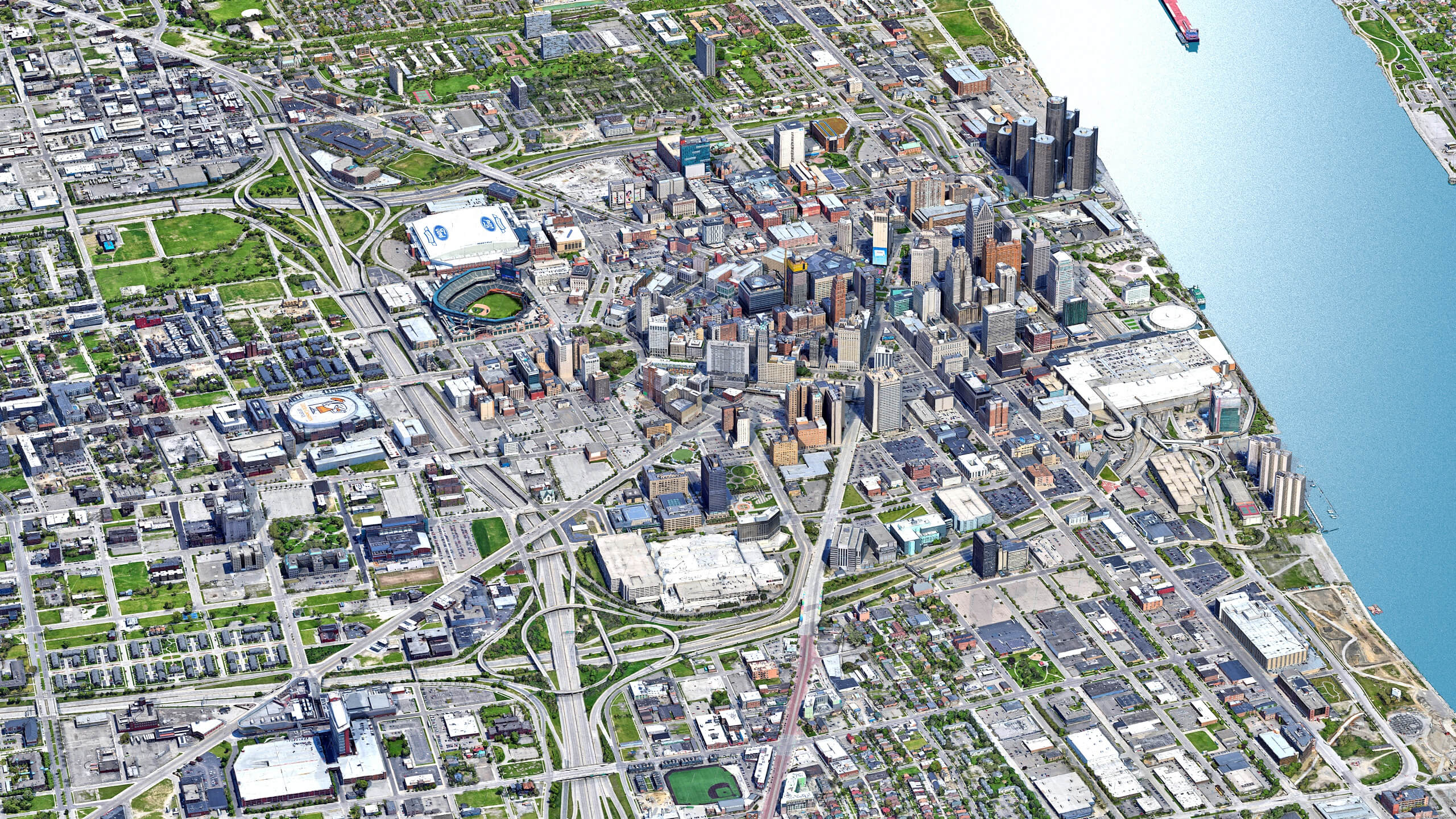 Detroit 3D Scan City USA 3D Model 3D Model