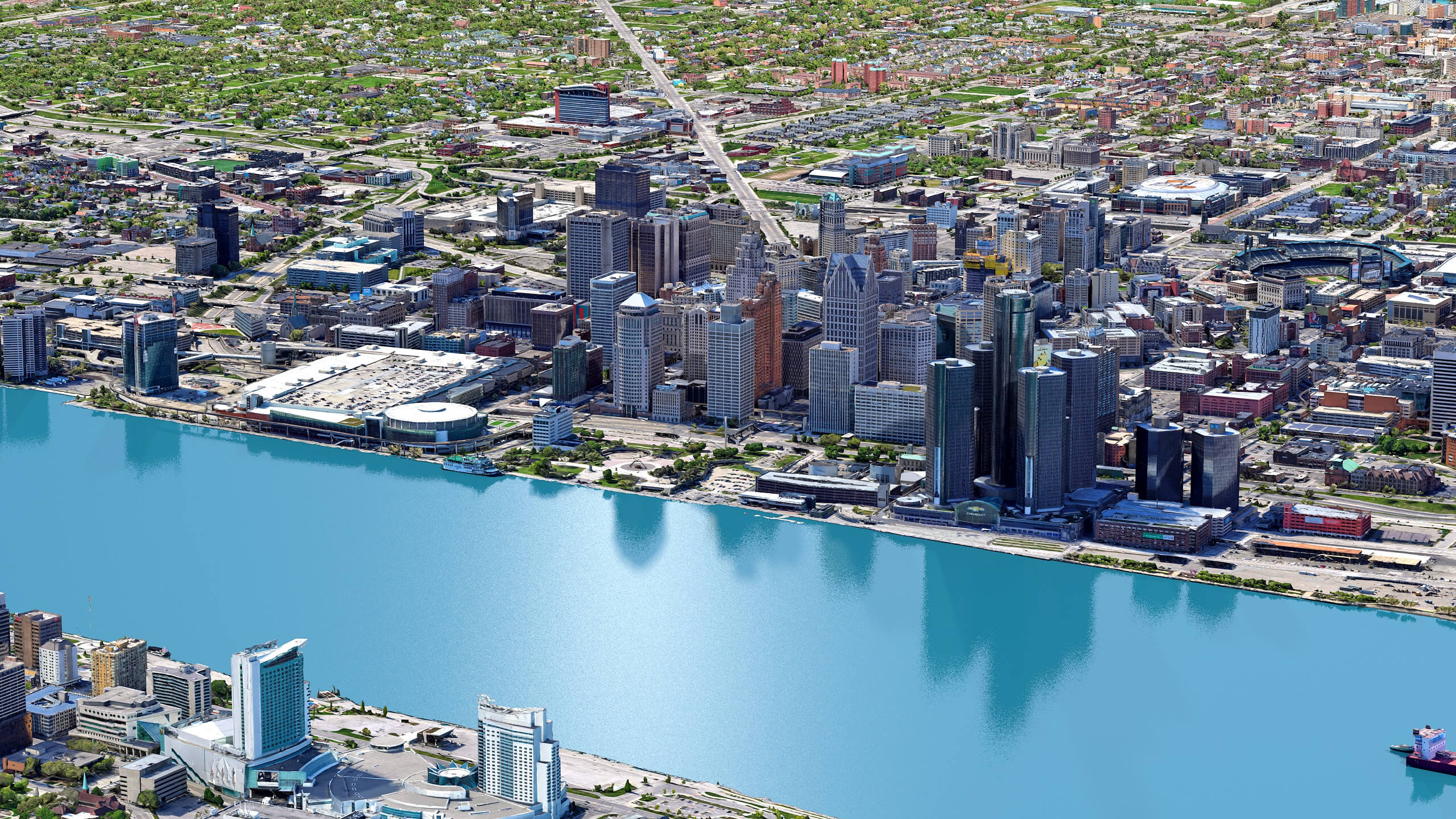 Detroit 3D Scan City USA 3D Model 3D Model